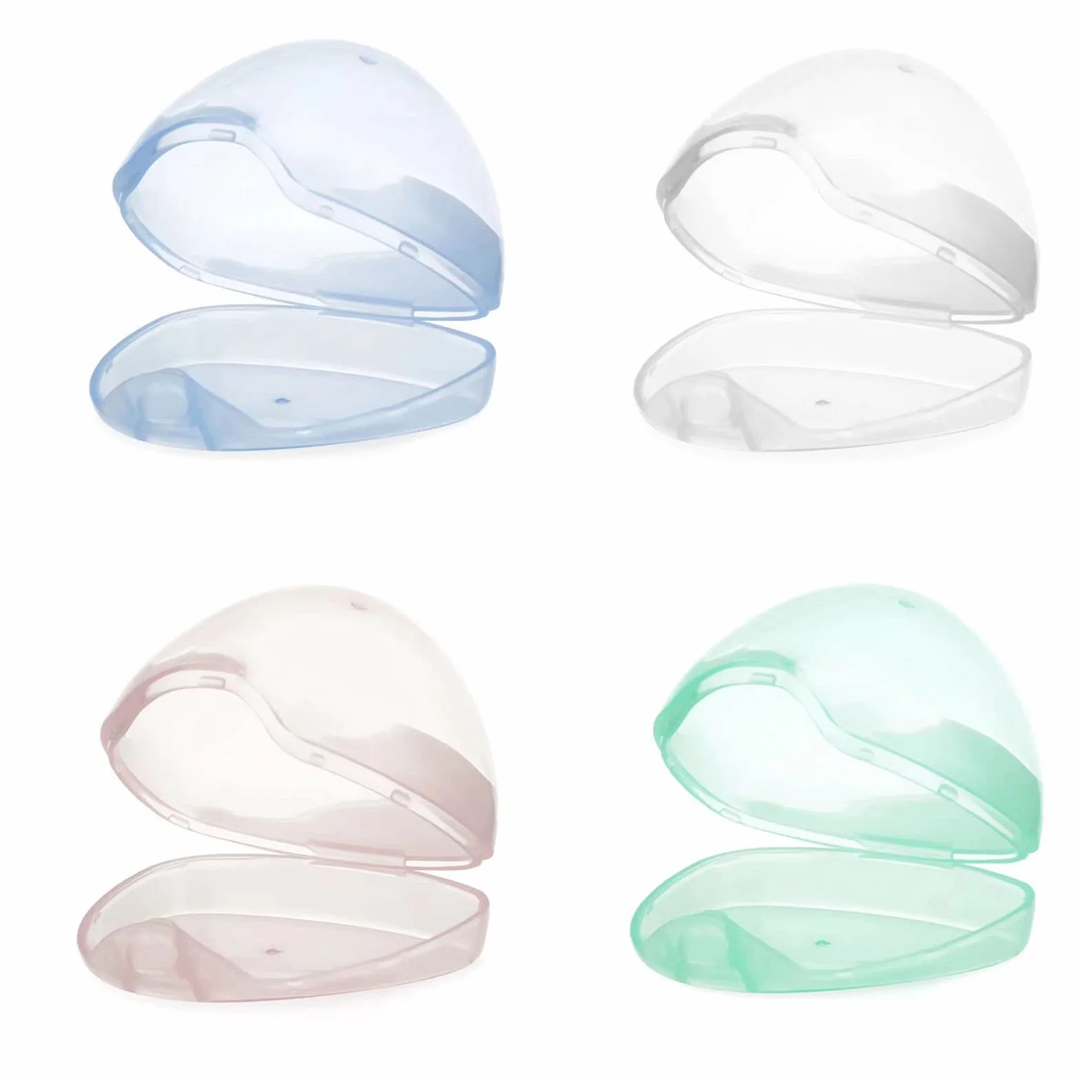 PandaEar Étuis pour sucettes lot de 4 Boîtes de rangement universelles Sans BPA