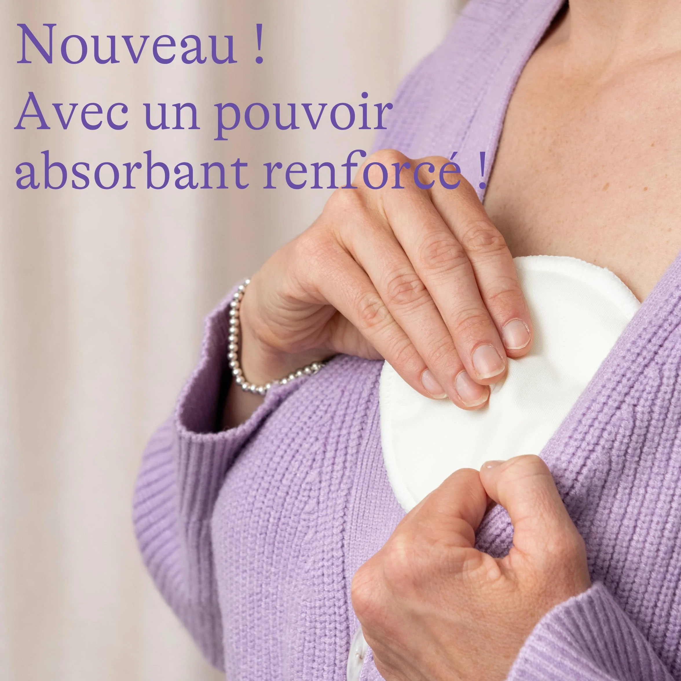 Lansinoh Coussinets d’Allaitement Lavables x4 Bambou Doux Respirant Absorption Microfibre Barrière Imperméable Confort Anti-Fuites Réutilisables Éco-responsables Jour Nuit
