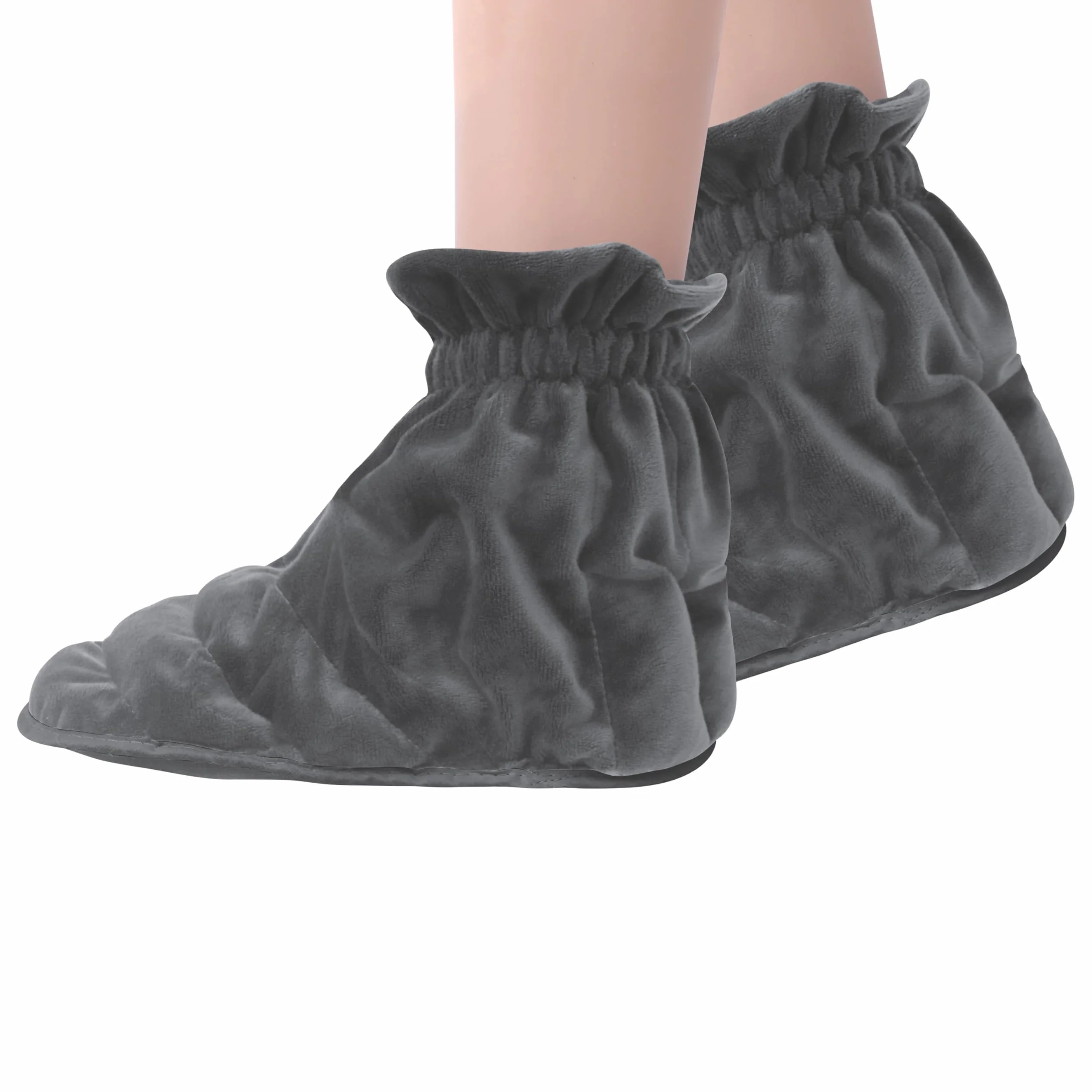 Chaussons Graines De Lin Naturel Chaleur Douce Apaisant Ultra-Confort Ergonomique Bienfaits Antalgiques Pour Les Pieds