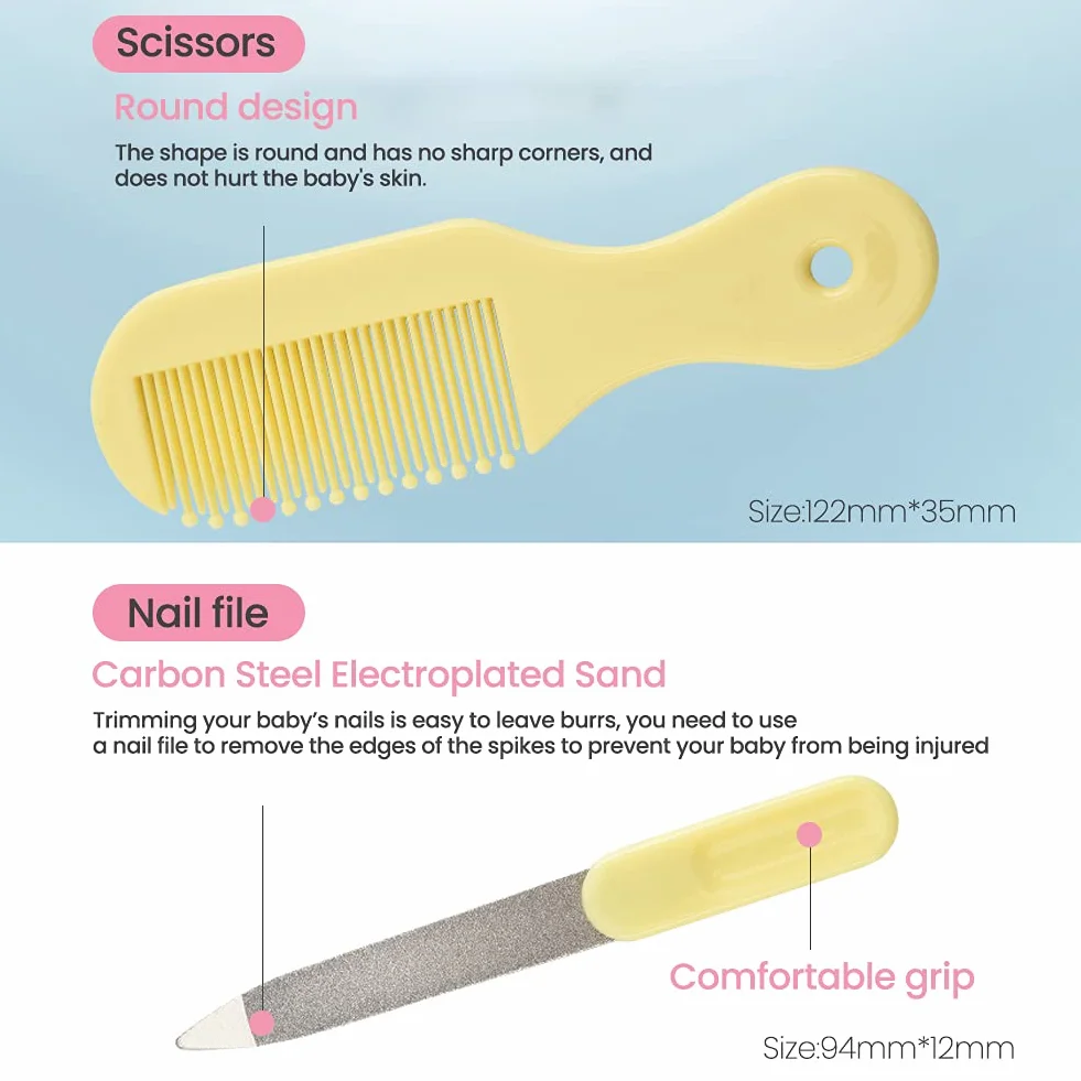 Lot de 10 coupe-ongles pour bébé - Ensemble de soins maternels et enfants