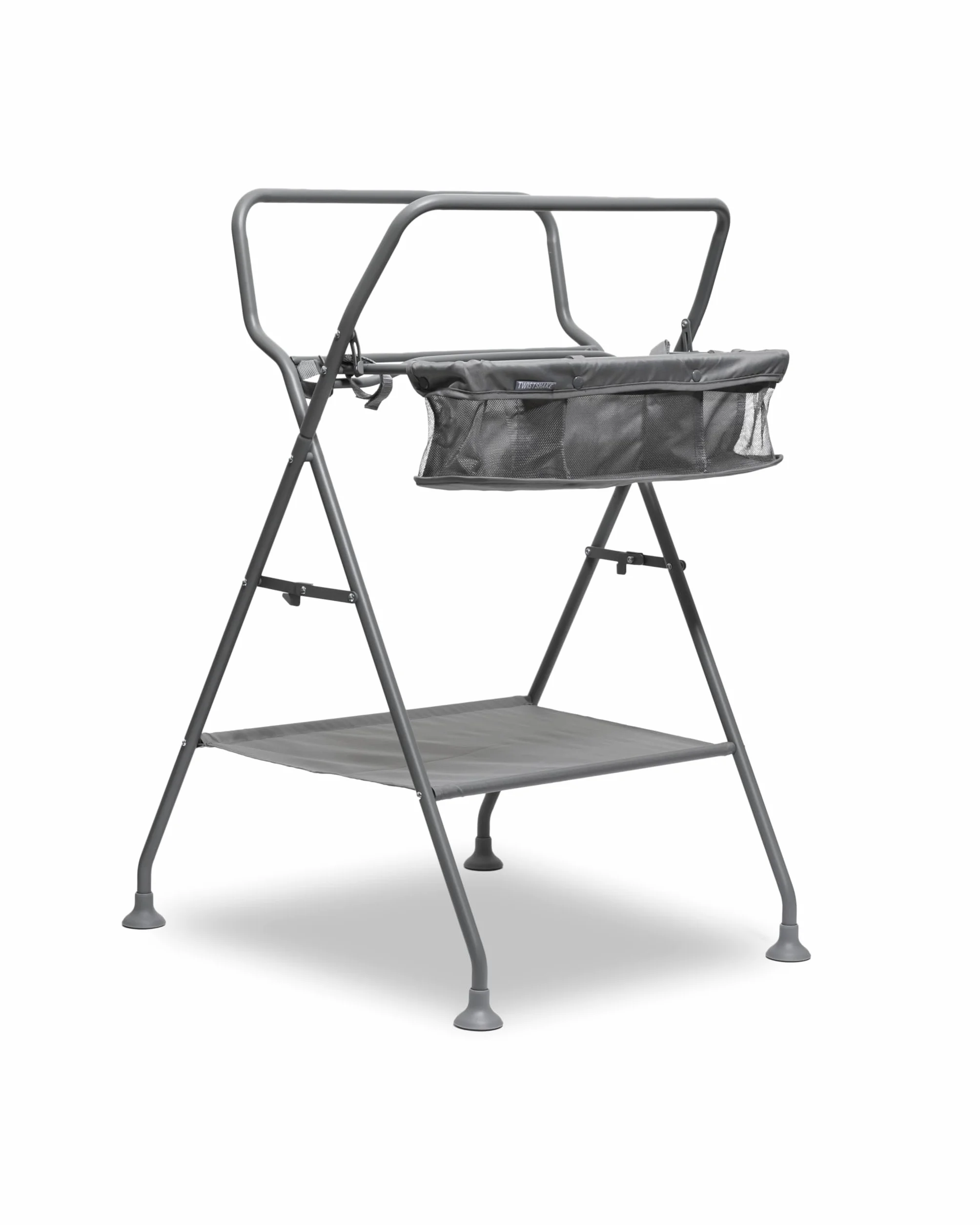 Twistshake Support Pliable pour Baignoire de Bébé avec Rangement et Tuyau d'Évacuation | Pieds Antidérapants