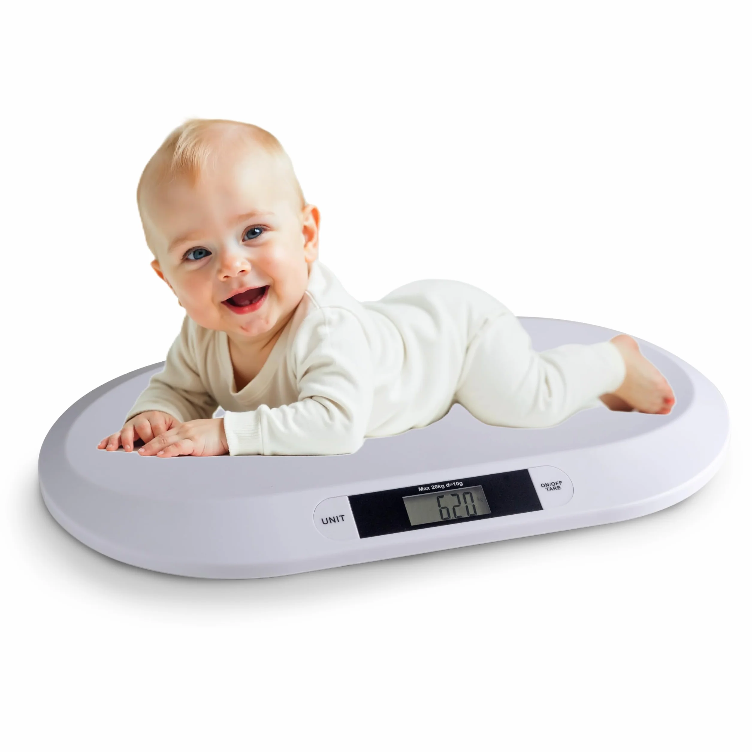 Innoliving INMD-039 Balance de bébé numérique haute précision 20 kg écran LCD