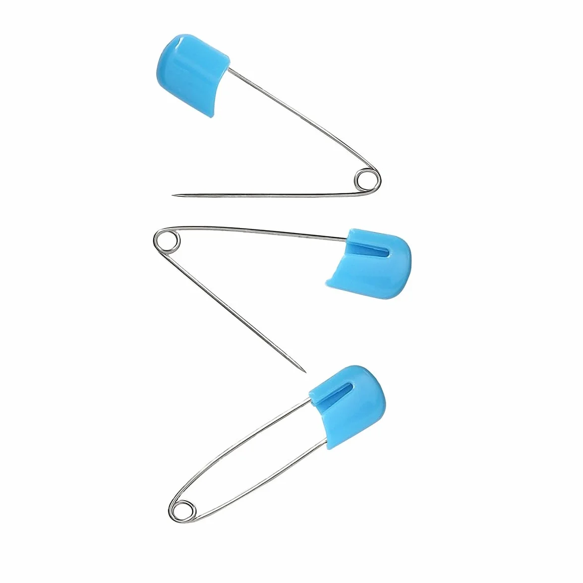 Épingles de sûreté bébé Lot de 4 Sécurité renforcée embout plastique
