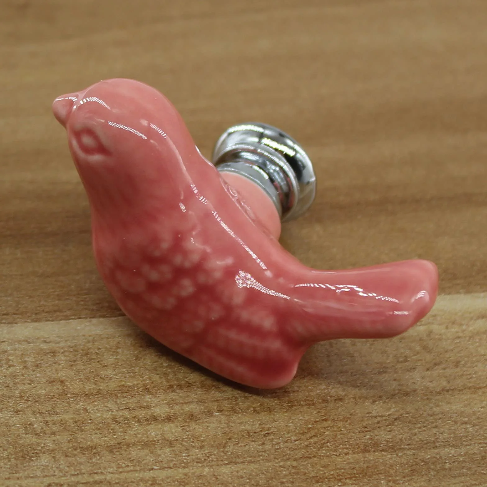 Poignées de porte en céramique rose lot de 8 pour chambre d'enfant