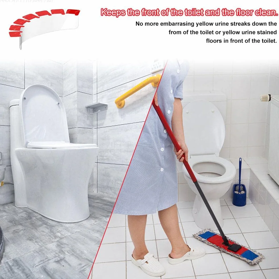 Anti-éclaboussures universelle pour siège de toilettes transparent étanche enfants adultes