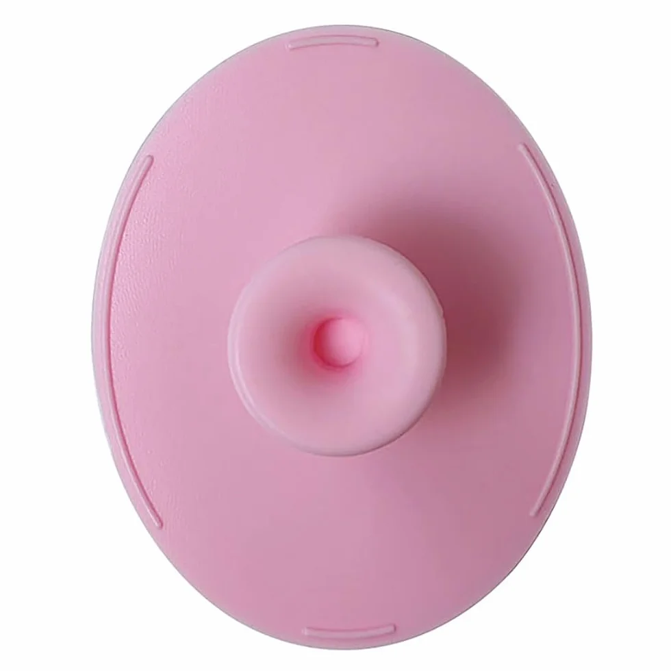Brosse de bain bébé silicone massage cuir chevelu peigne enfants 3 pièces Rose