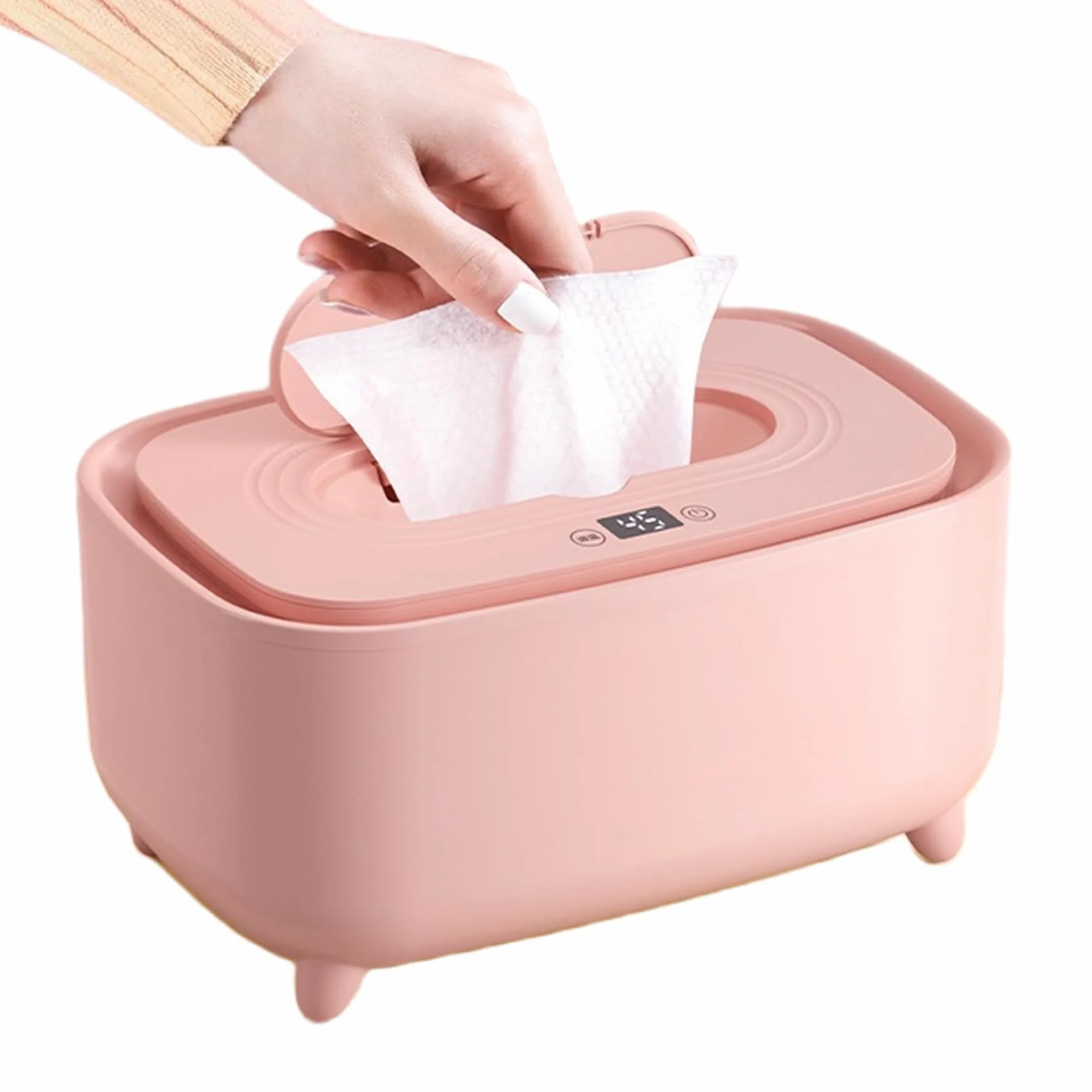 Chauffe-Lingettes Bébé Rechargeable USB pour Couches - Boîte Isolante Chauffage Uniforme
