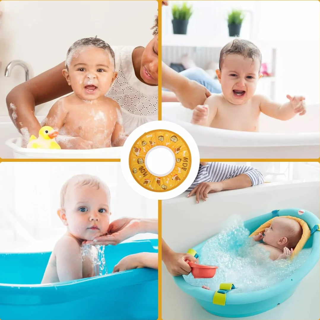 Chapeau Douche Réglable Imperméable Enfants Visière Bain Protection Oreille Diamètre Intérieur 10 cm Extérieur 30 cm