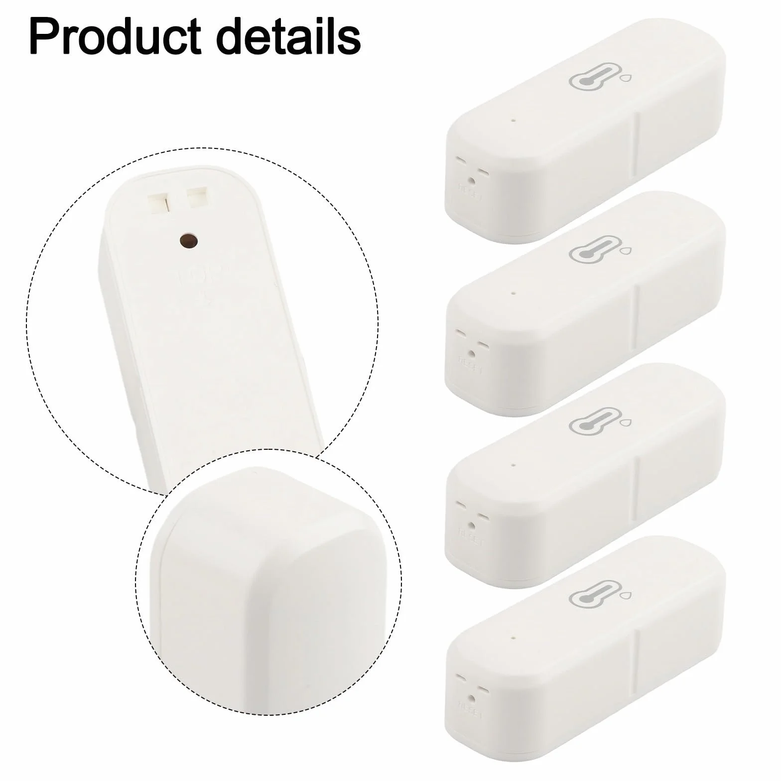 Capteurs Hygromètre Thermomètre Zigbee, Détecteur Intelligent Température Humidité Intérieur Sans Fil avec Alarme Application