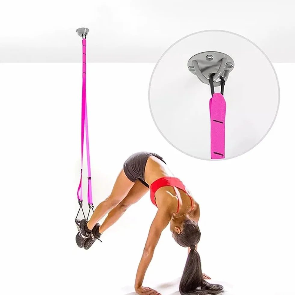 FUBESK Support de suspension mural salle de sport fitness 4 trous 1000 kg