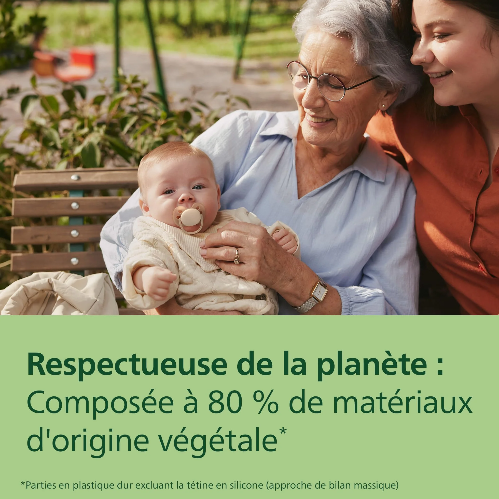 Philips Avent Sucettes ultra-douces Tétines orthodontiques 0-6 mois silicone souple sans BPA lot de 2