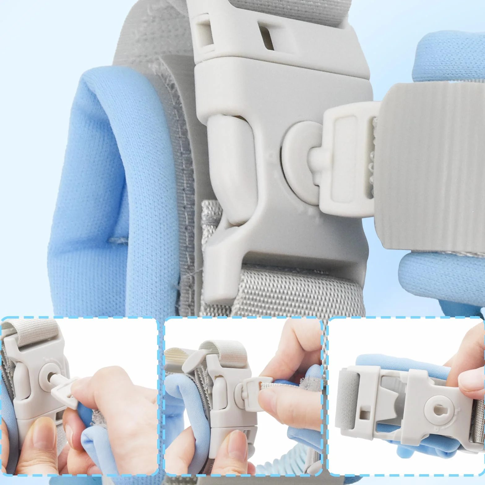 Bracelet anti-perte bébé enfant avec clip de verrouillage cordon 1,5 m sécurité antivol bagages
