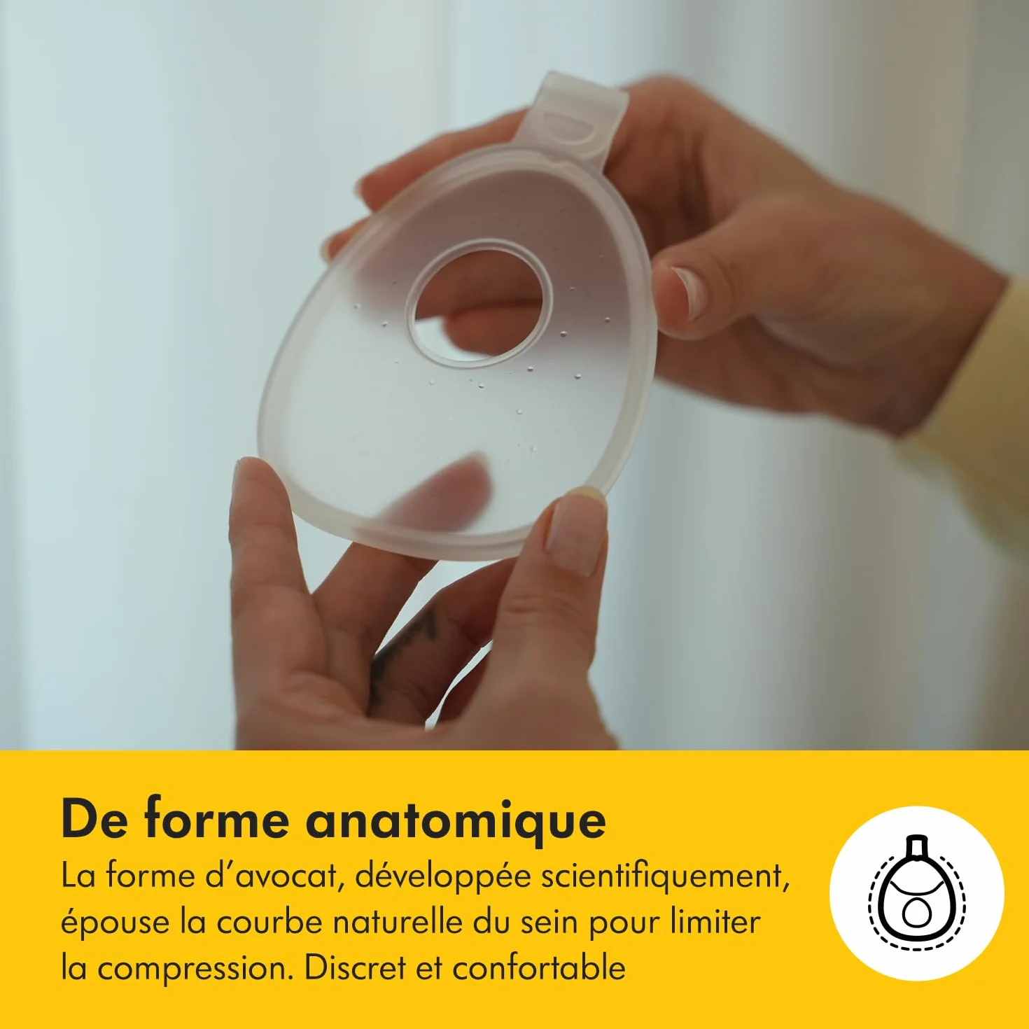 Medela collecteur de lait maternel In-bra 30 ml, étanche, sans BPA, lavable au lave-vaisselle