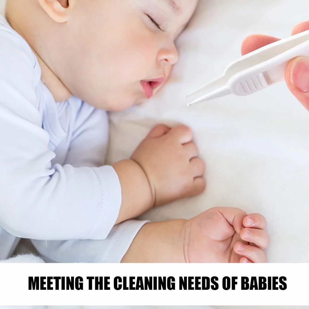 Pince à épiler pour Bébé Sécurité Douce et Sûre 4pcs