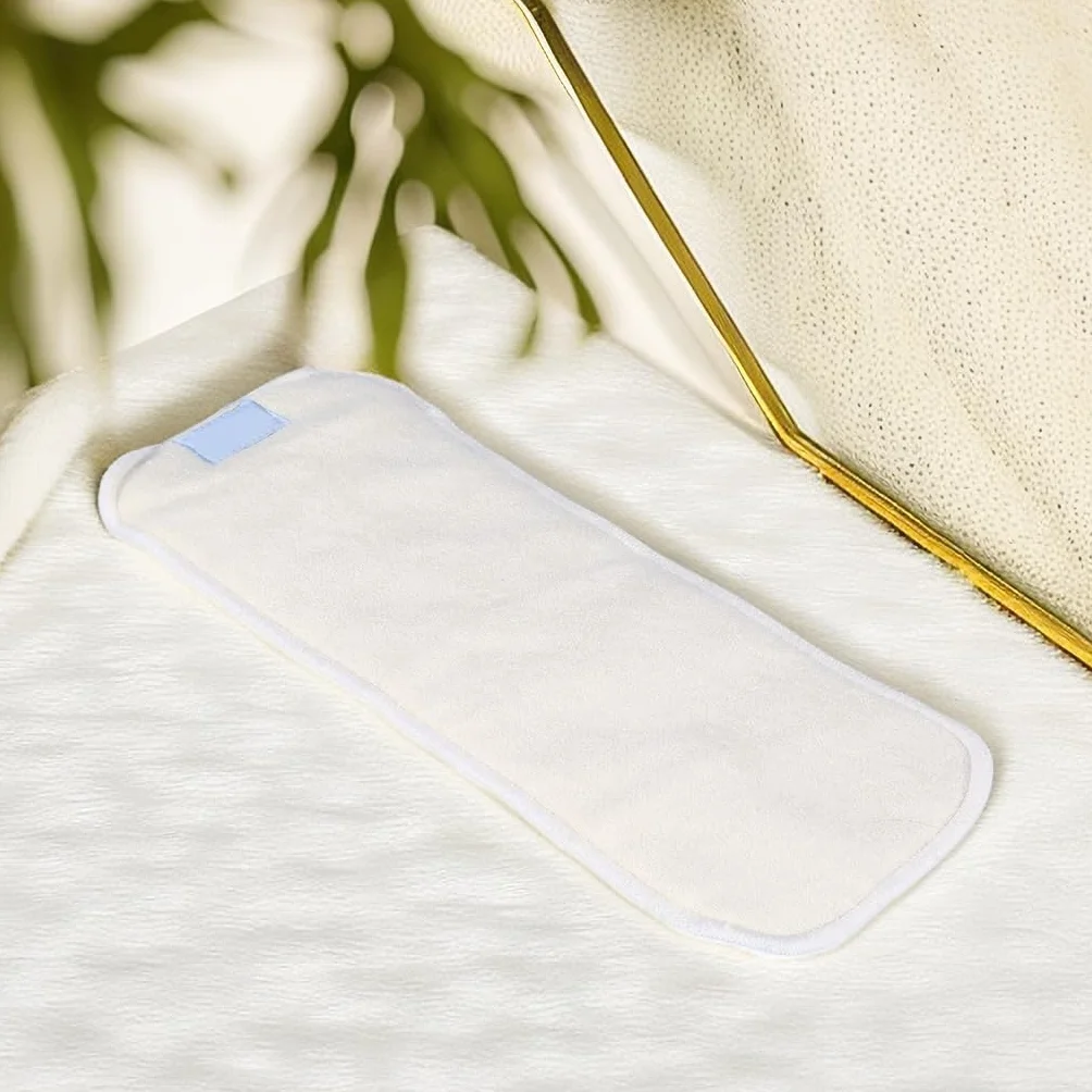 Inserts de Couches Jetables en Fibre de Bambou pour Soins de l'Incontinence