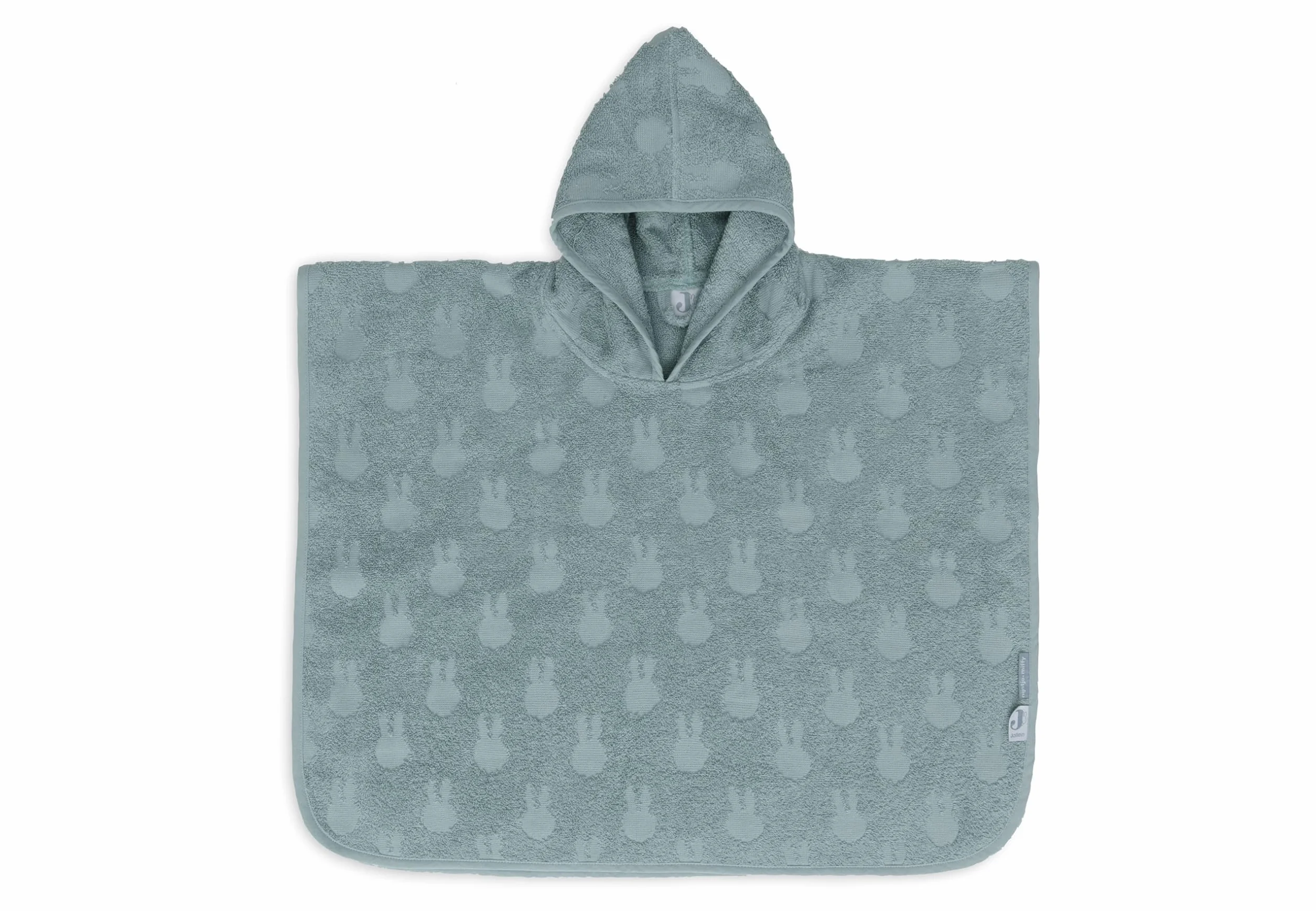 Jollein Poncho de bain enfant 1-4 ans Miffy Jacquard Vert mer 100% coton Oeko-Tex capuche