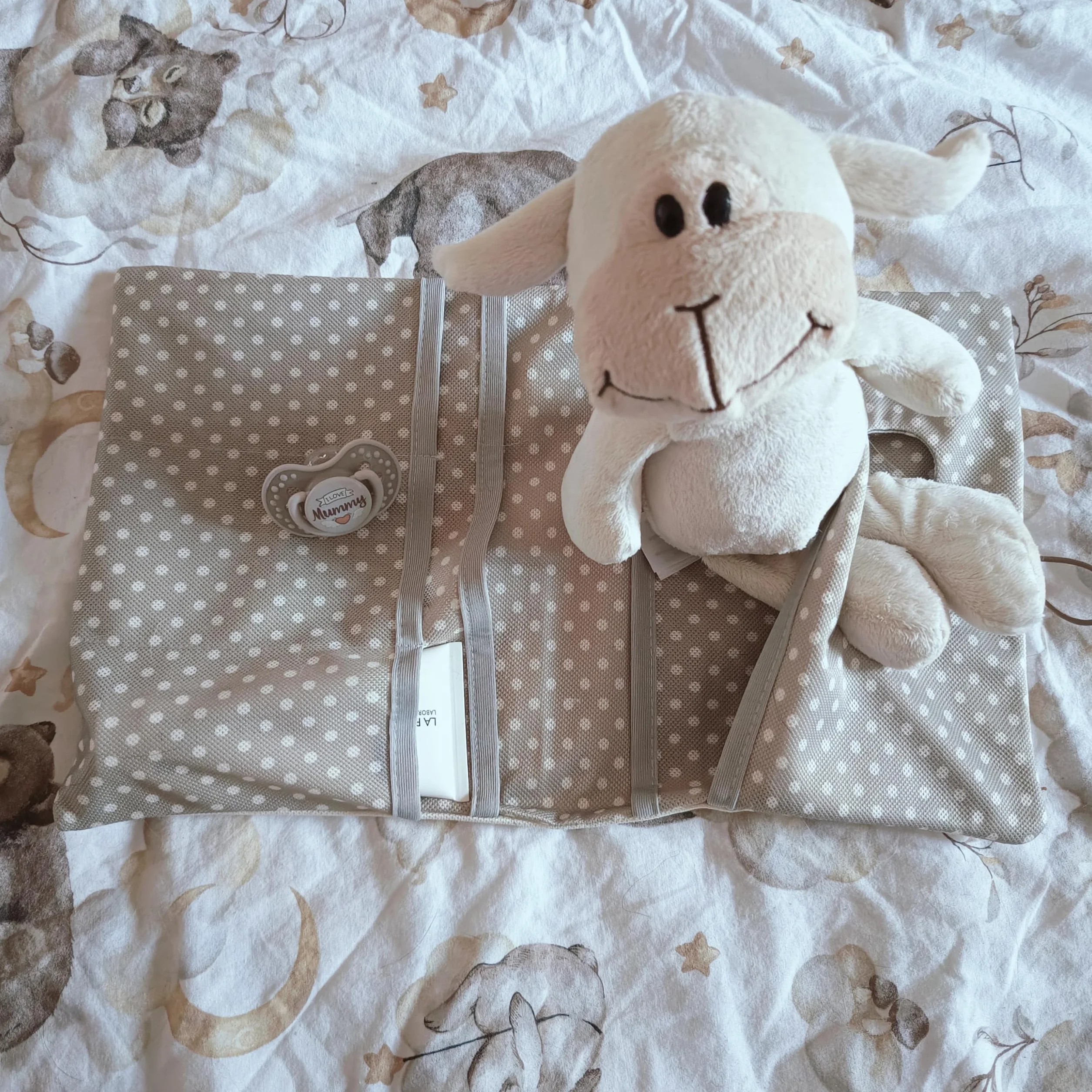 HAMUR HOME Sac à Langer Bébé 2in1 Lingettes Accessoires Pochette Voyage