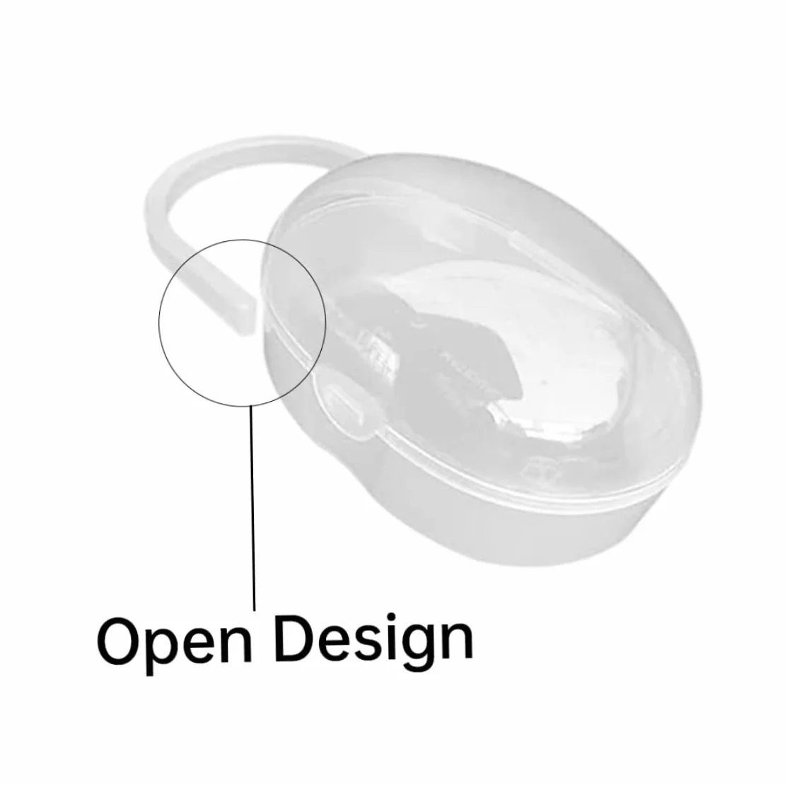 Boîtier de sucette Babe Boîte de tétine anti-poussière BPA 3 pièces