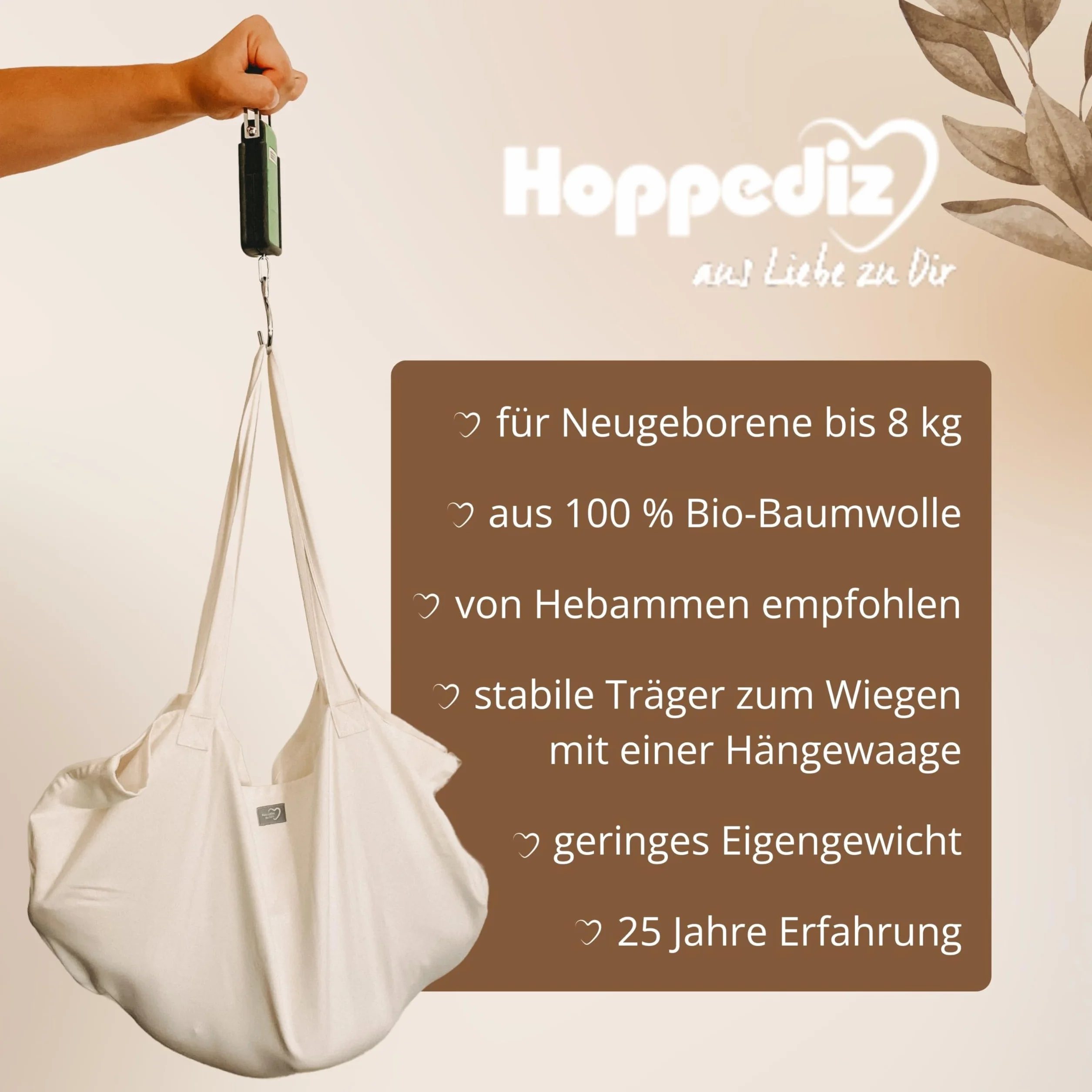 Hoppediz Berceau bébé balance suspendue Verona
