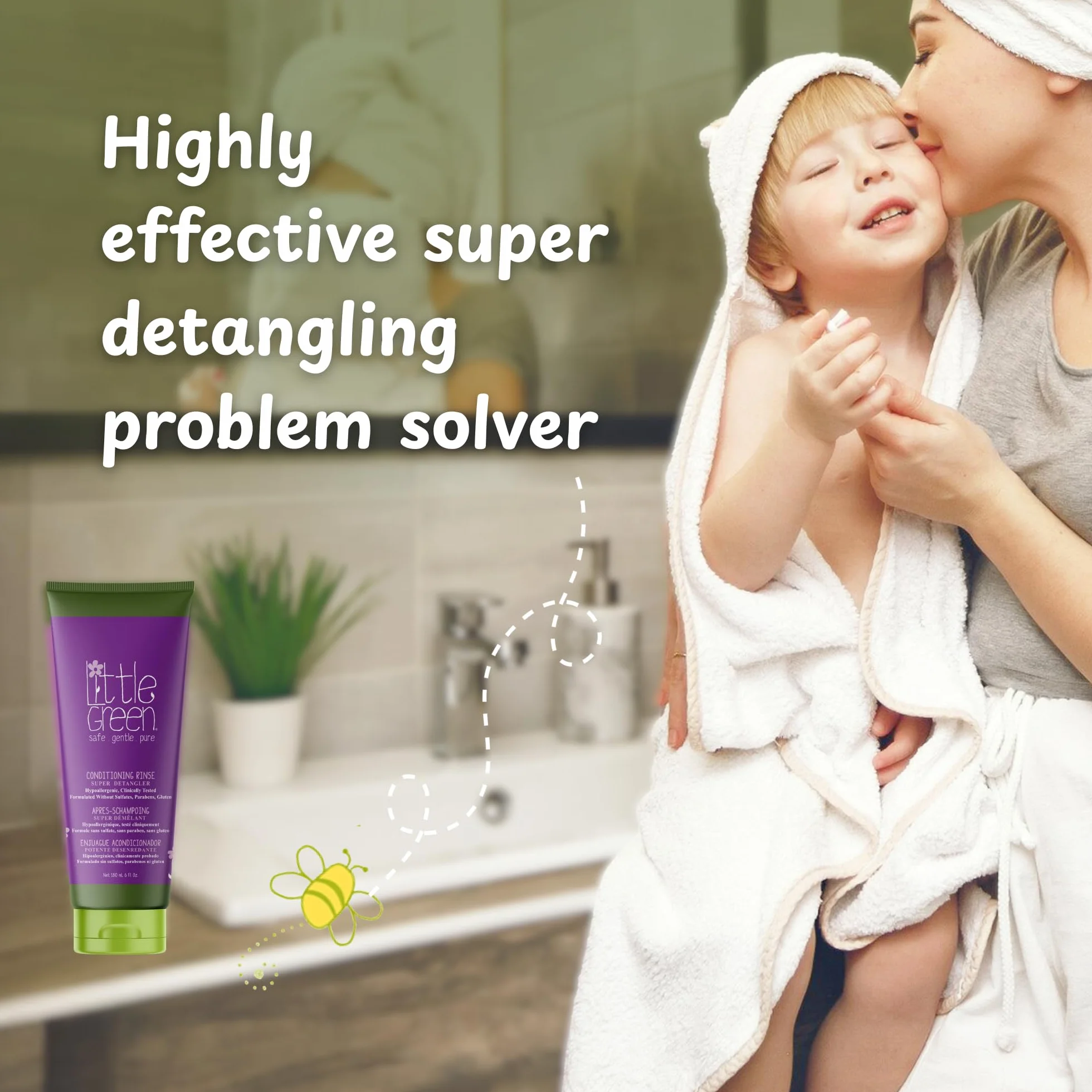 Little Green Kids Rinse après-shampoing 180 ml