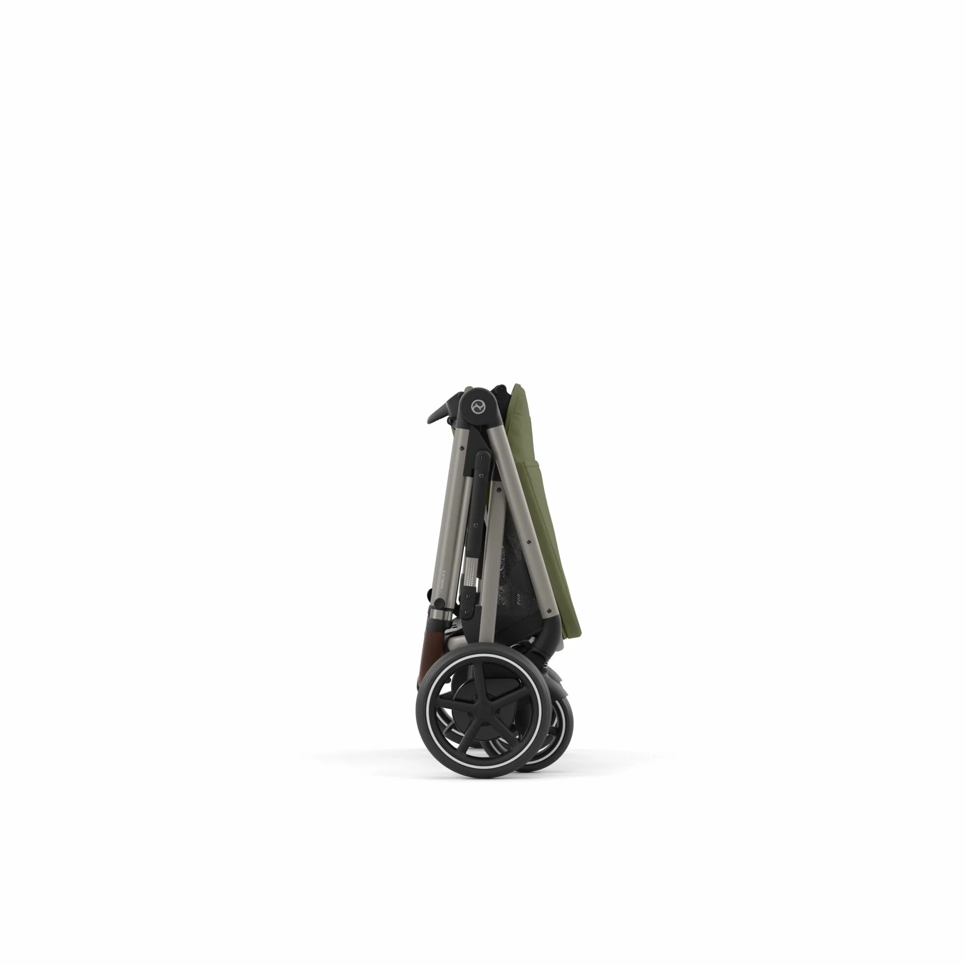 CYBEX Poussette Gold e-GAZELLE S tout-en-1 propulsion électrique 22 kg vert mousse