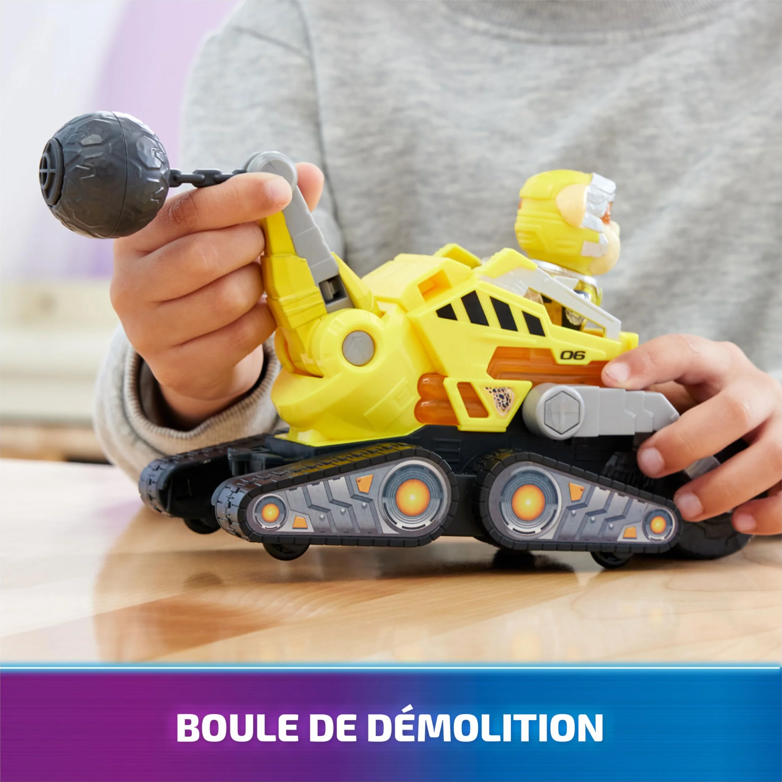 Paw Patrol Pat Patrouille Véhicule Figurine Ruben Voiture Collection Sons Lumières Jouet Enfant 3 Ans+