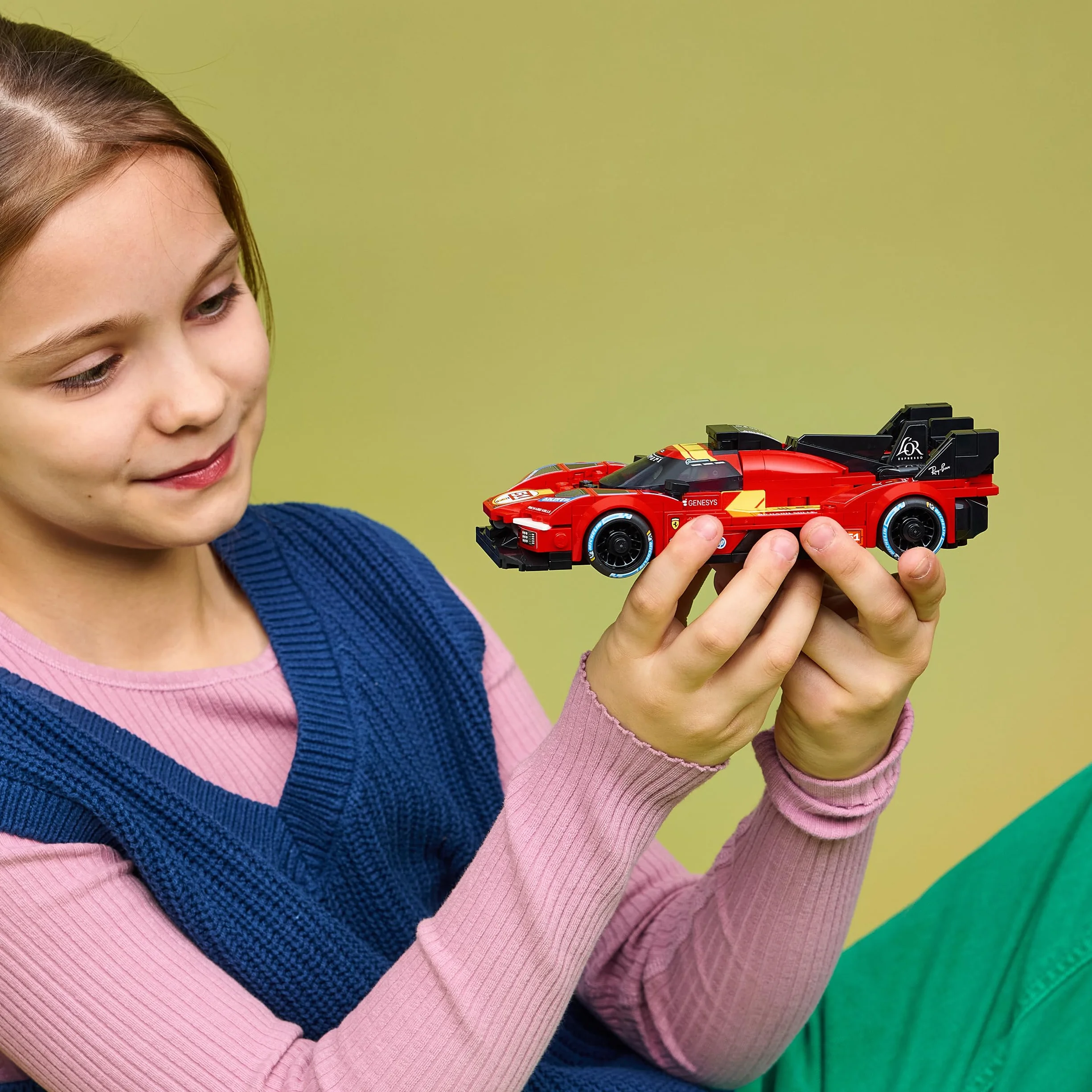 LEGO Speed Champions Ferrari 499P Voiture de Course Maquette STEM Minifigurine Collector Cadeau Sport Automobile 9 Ans 77261