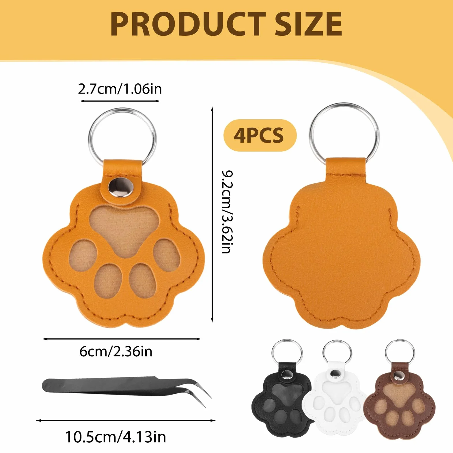 Boîte à Souvenirs pour Poils d'animaux de Compagnie, Porte-clés en Fourrure pour Animaux de Compagnie, Accessoire de Clé ou de Sac