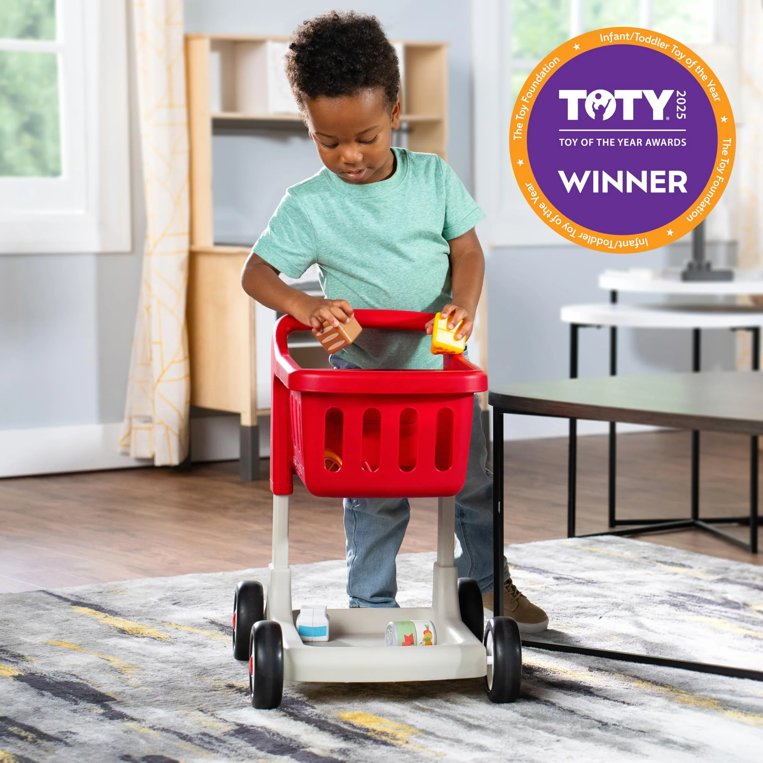 Radio Flyer Scan & Sort Caddie Chariot de Marche Rouge avec Lumières et Sons pour Tout-Petits