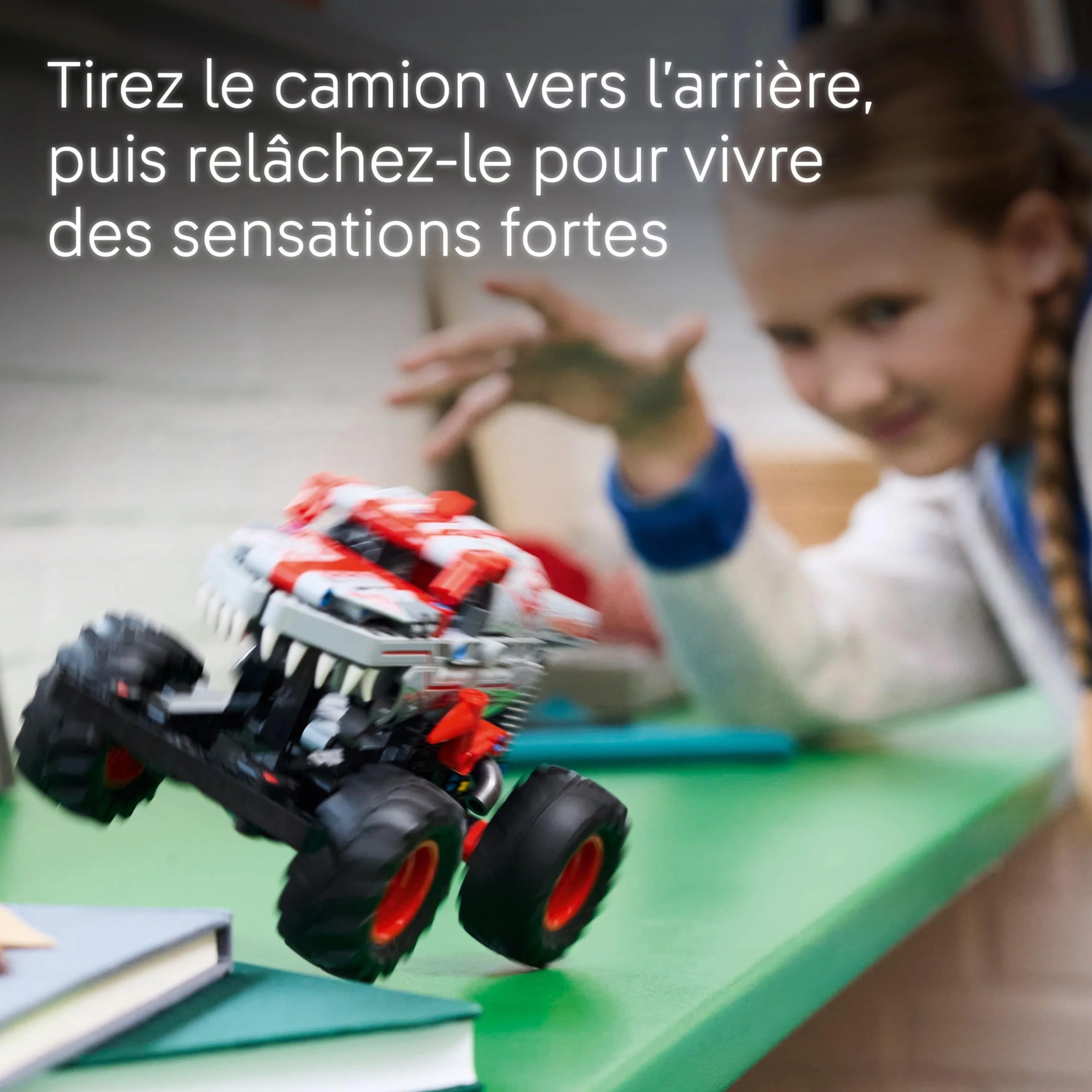 LEGO Technic Monster Jam ThunderROARus à rétrofriction 42200 Maquette de Camion Dinosaure pour Enfant dès 7 Ans