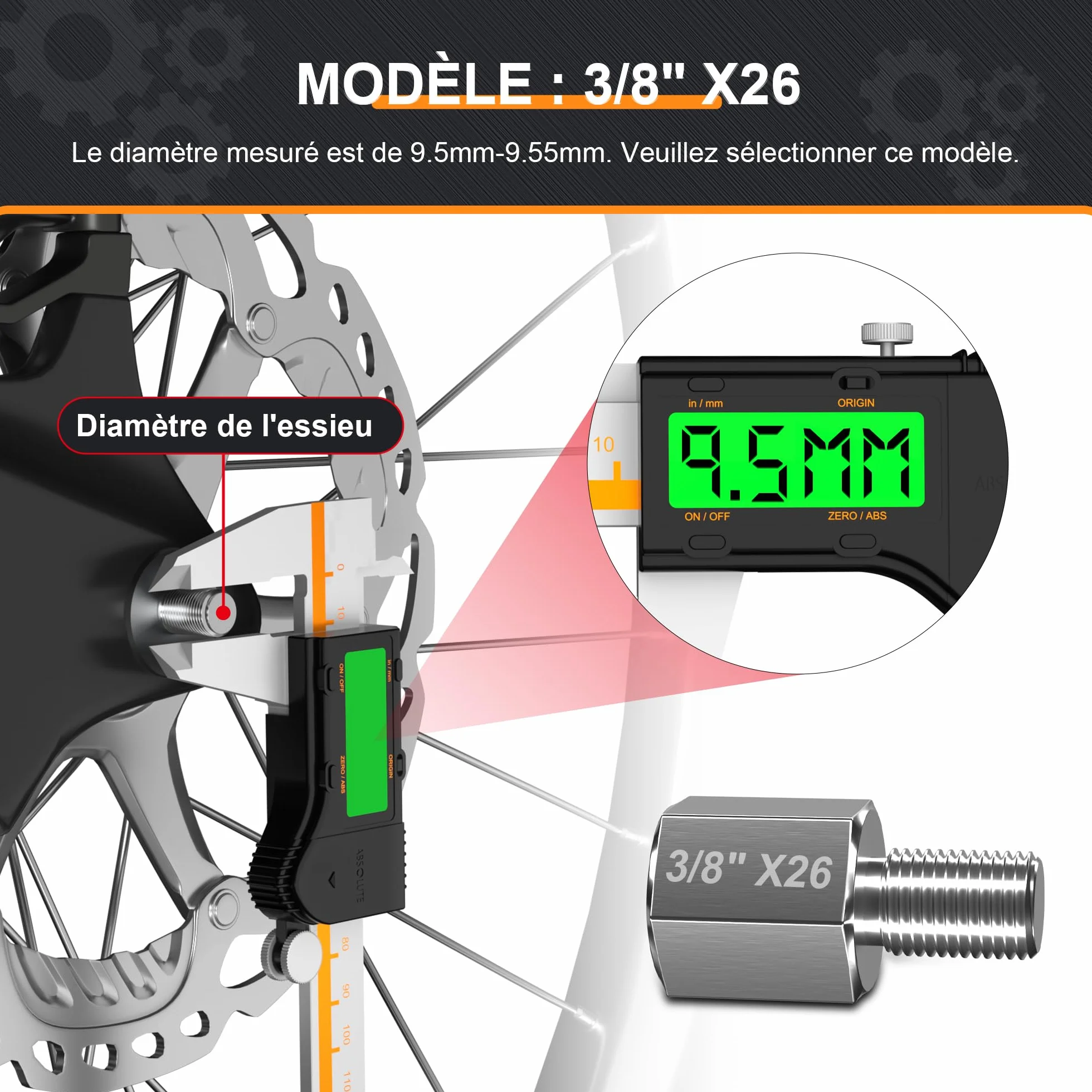 Adaptateur d'embrayage Universel pour remorque de vélo