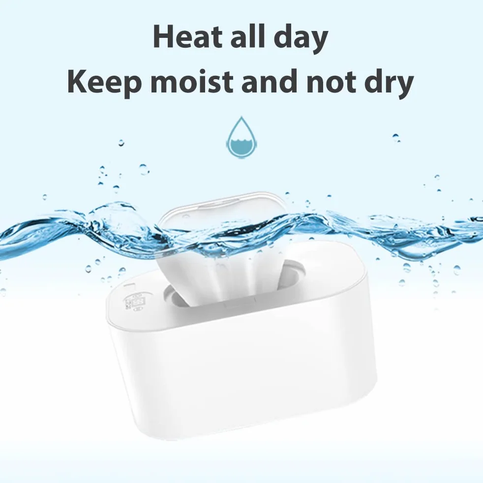Réchauffeur de lingettes pour bébé Chauffe-Linge Distributeur thermostat température réglable