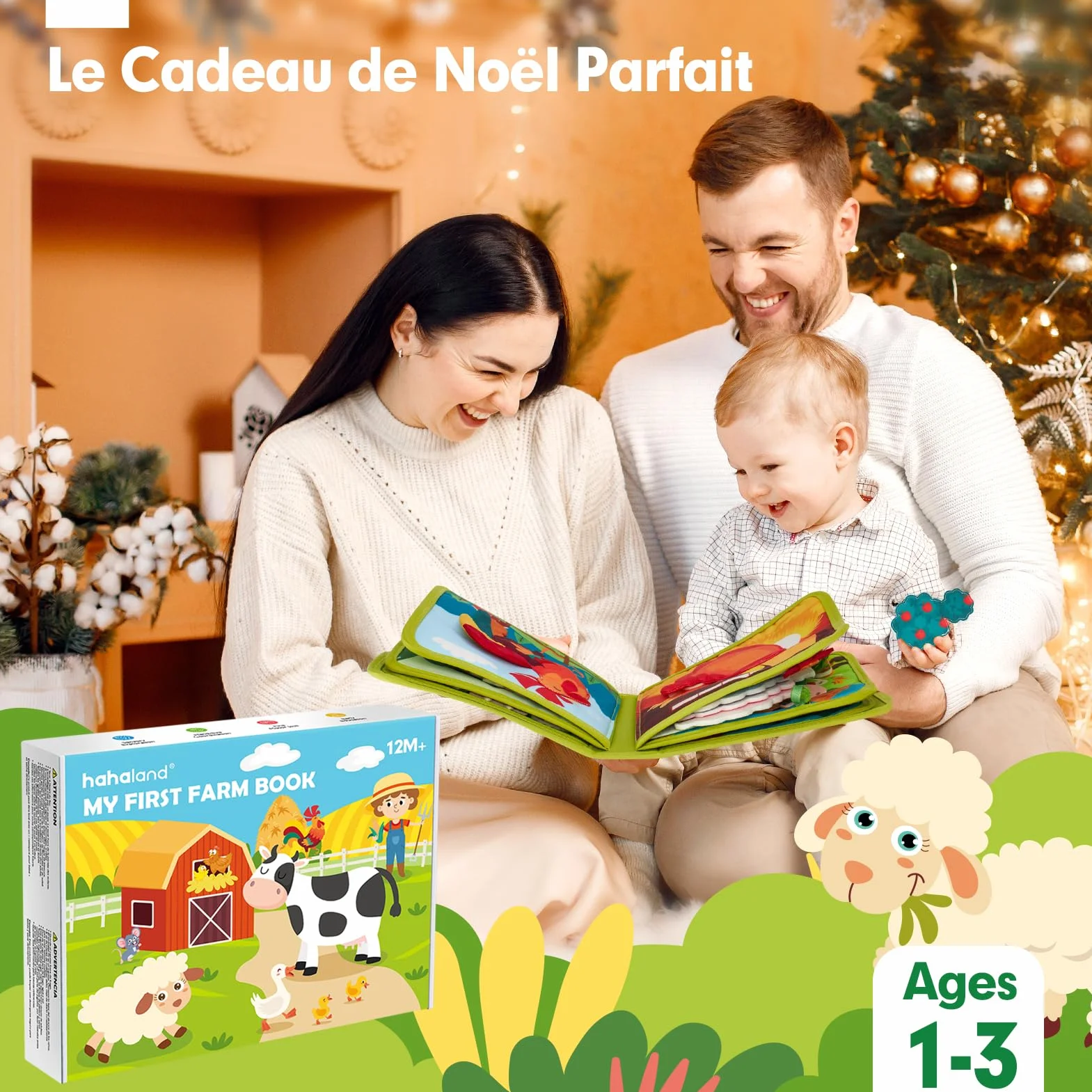 hahaland Busy Board Montessori 6 Couches Planche d'Activité Développement Jouet Bebe 1 2 3 4 Ans Cadeau Enfant