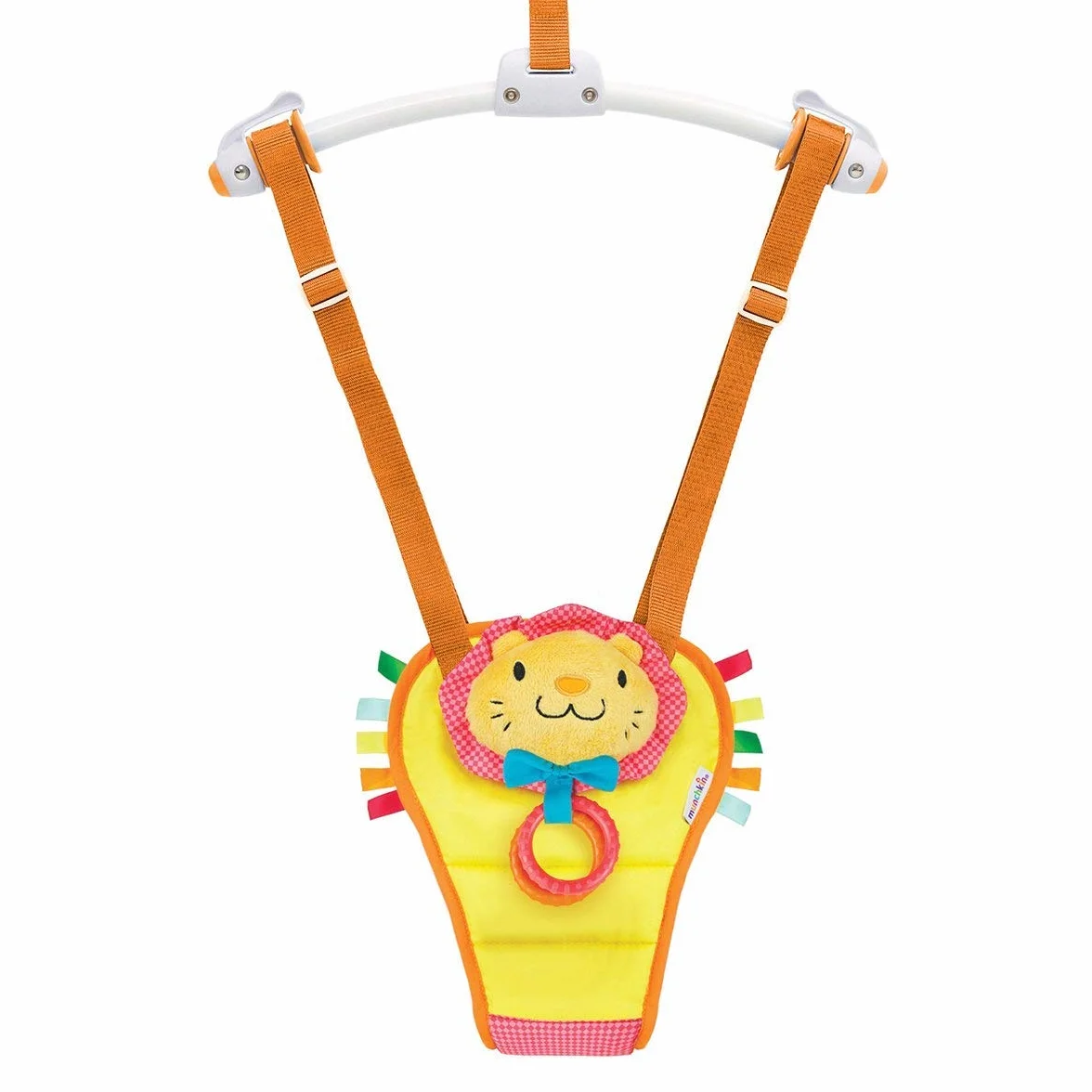 Munchkin Bouncer Cadre de Porte Bébé Bounce & Play | Bascule Réglable en Hauteur | Jouet Bébé avec Nez Sifflant & Anneaux de Morsure