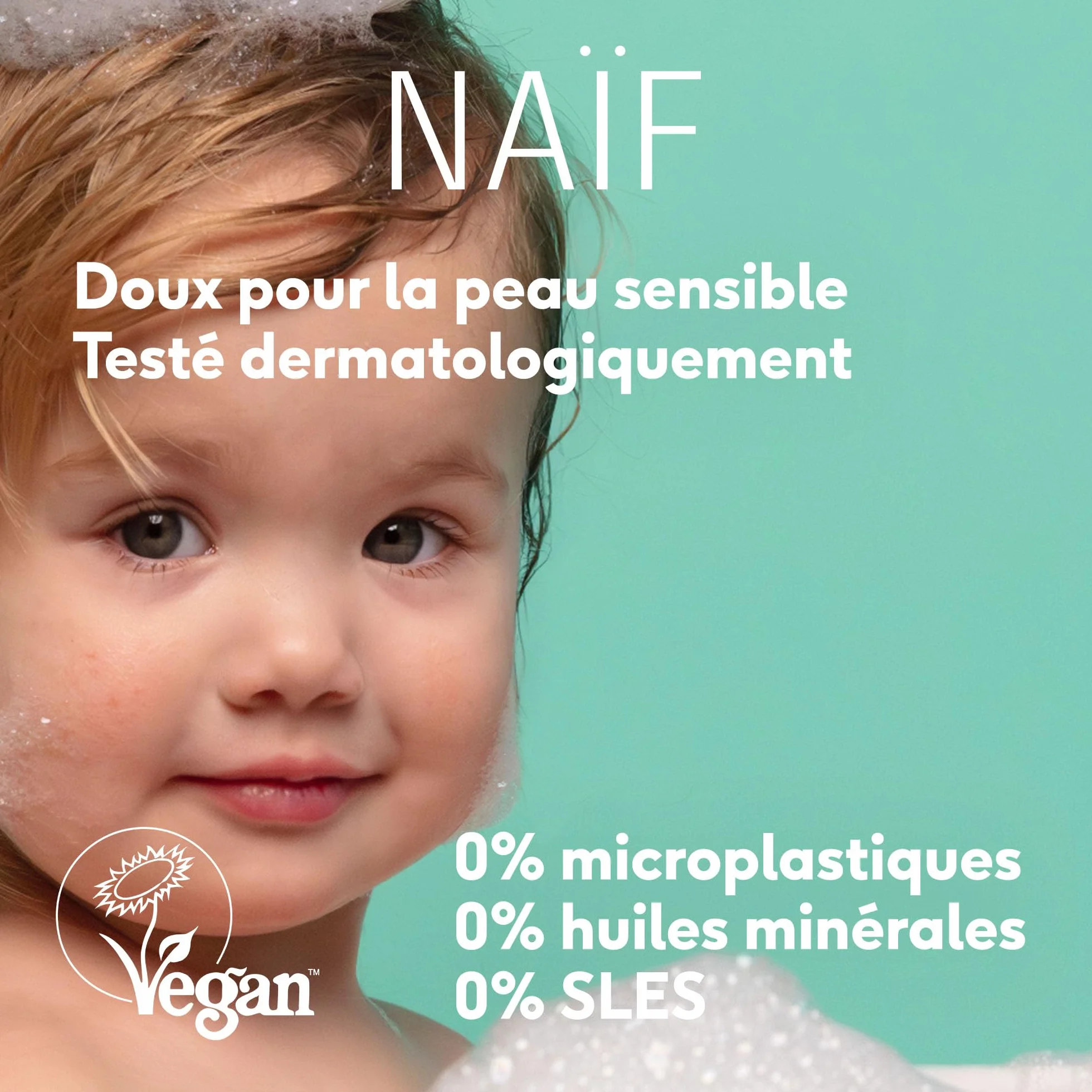 Naïf Stick Solaire Enfants FPS 50 Protection UVA UVB Résistant Eau 15 g