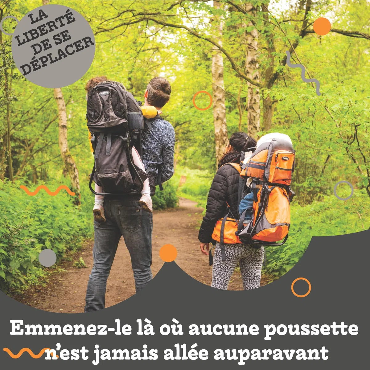 Porte Bebe Randonnée - Sac à Dos Porte Bébé Randonnée - Confortable Porte Bébé Dorsal Randonnée 18 Kg - Porte Bebe Sac a Dos avec Tapis à Langer, Poche Isolante, Capuche de Pluie et de Soleil