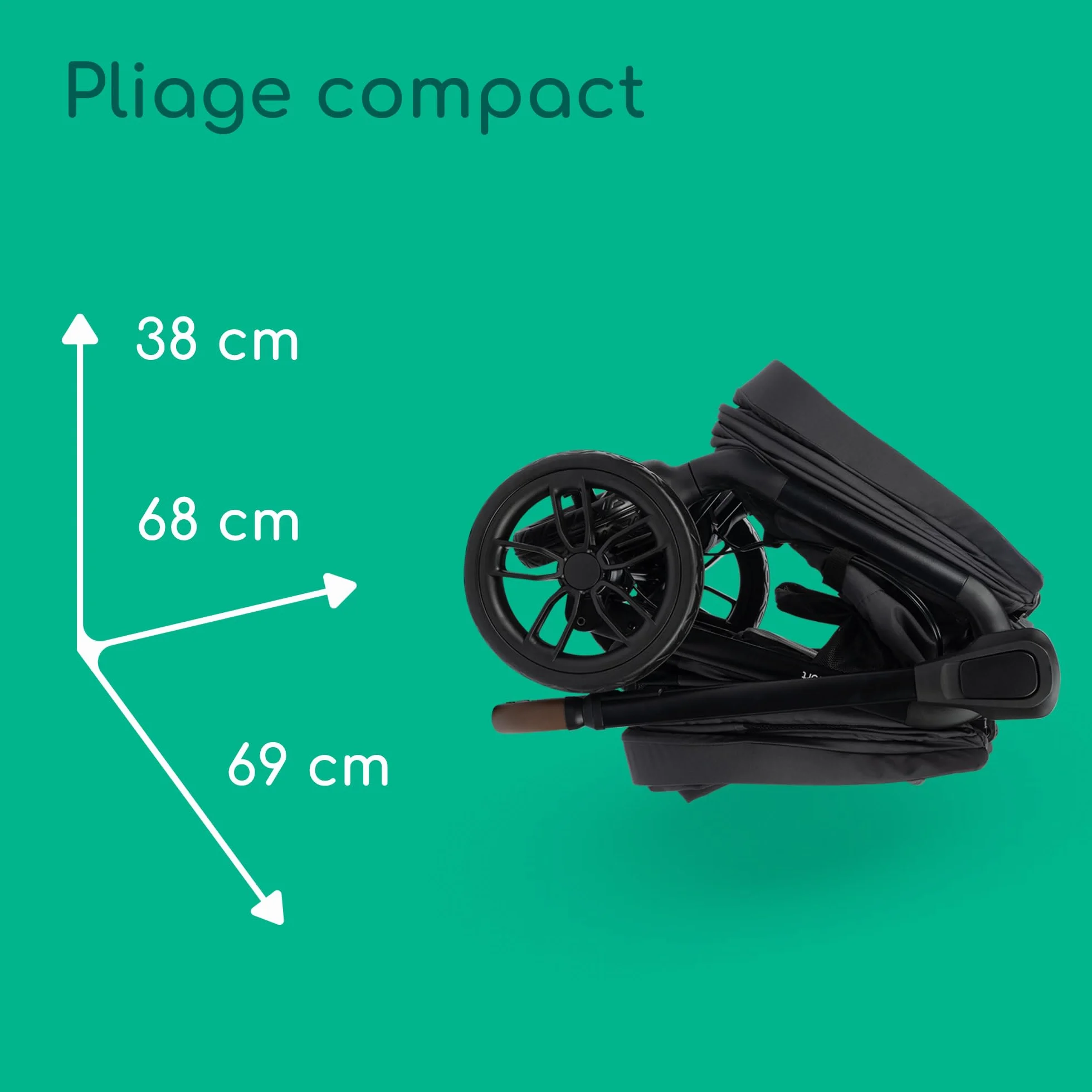 Bebeconfort Helios Poussette Double 0-4 ans 0-22 kg 2 Sièges Face-à-face Tout-terrain Pliage Compact