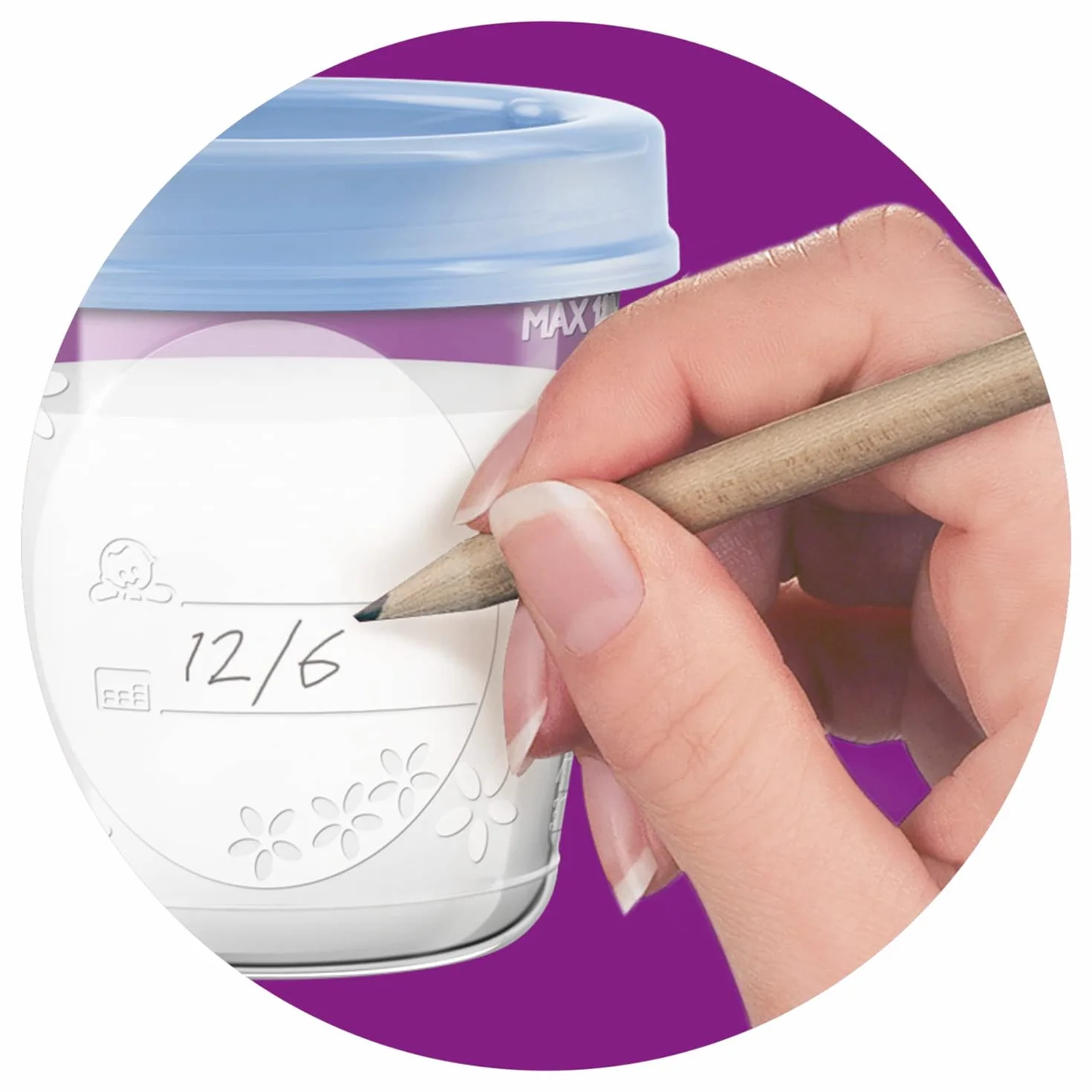 Philips Avent Lot de 5 Pots de Conservation 180 ml