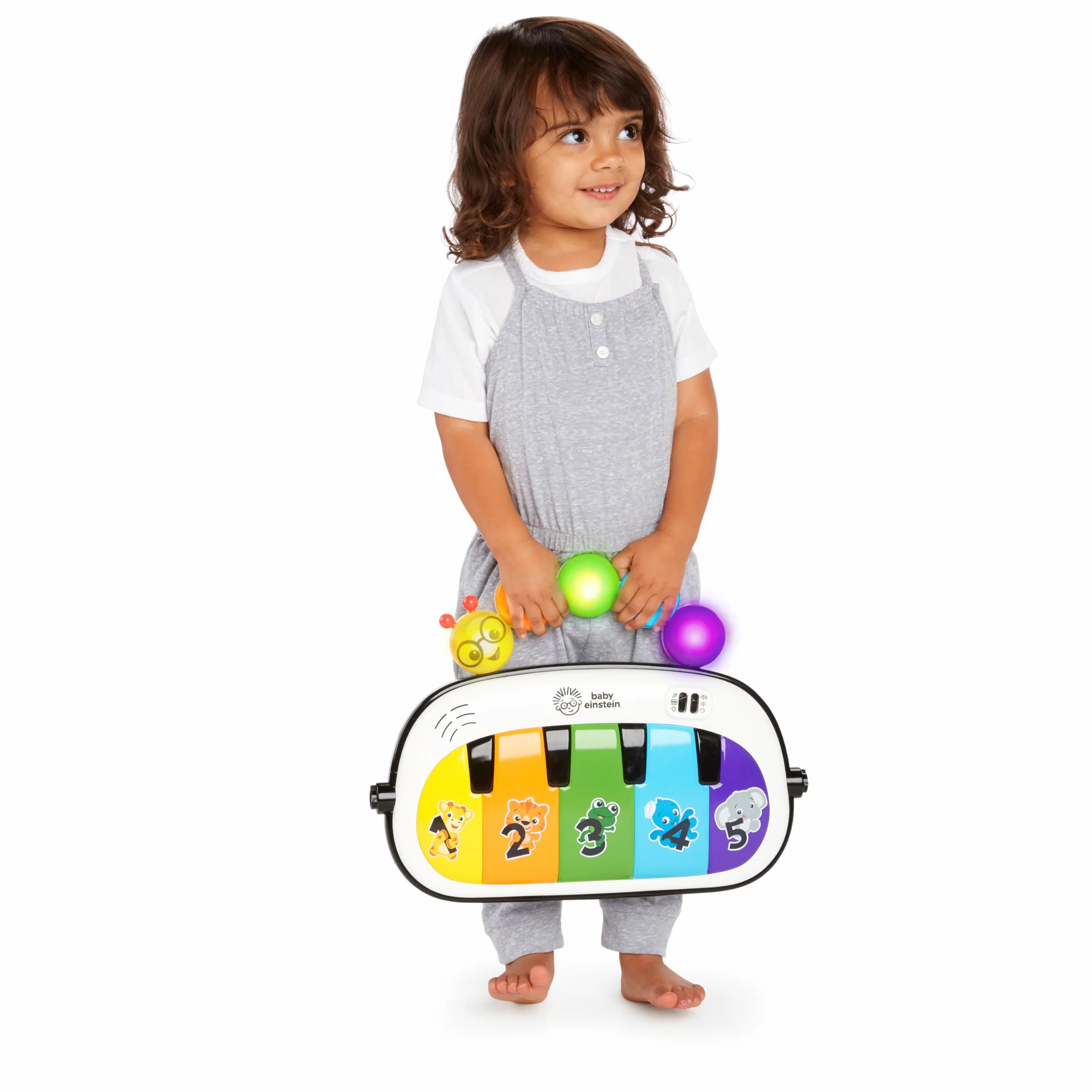 Baby Einstein Tapis Musical D'Éveil 4 en 1 Kickin' Tunes Piano Bébé 70+ sons 25+ min musique lumières