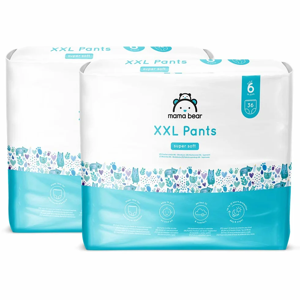 Mama Bear Couches Culottes XXL Taille 6 18-30kg 72 Pièces