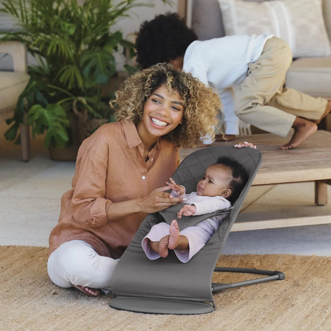 BabyBjörn Transat Bliss Tissé Matelassage classique Anthracite