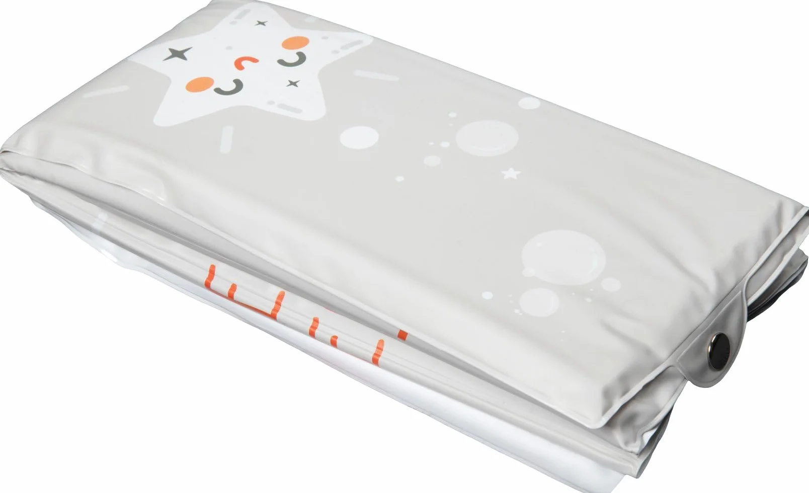 Table à langer pliable portable pour bébé avec matelas imperméable et poches de rangement