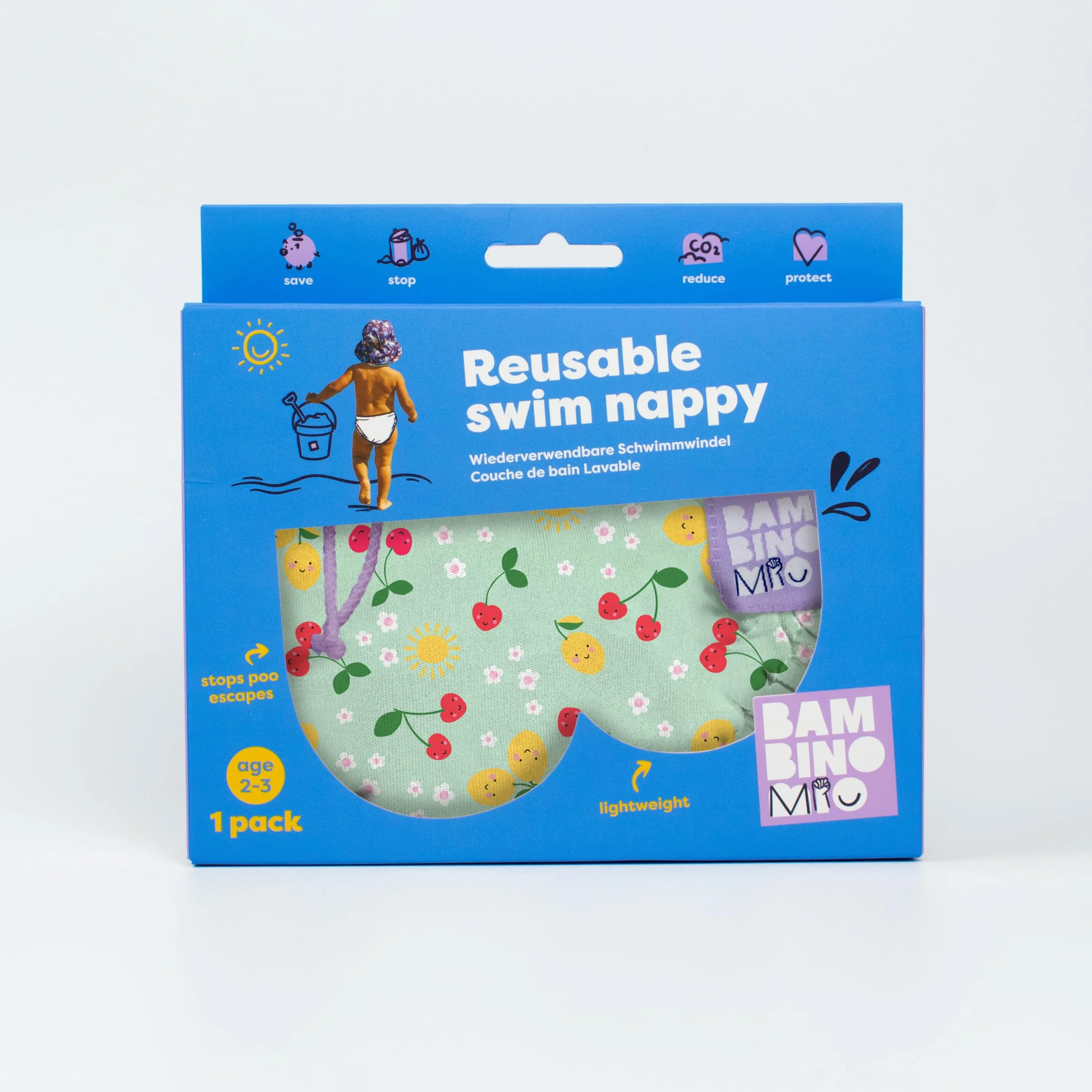 Bambino Mio Couche de bain Lavable 1-2 ans FRUIT JUTEUX Bébés tout-petits unisexe