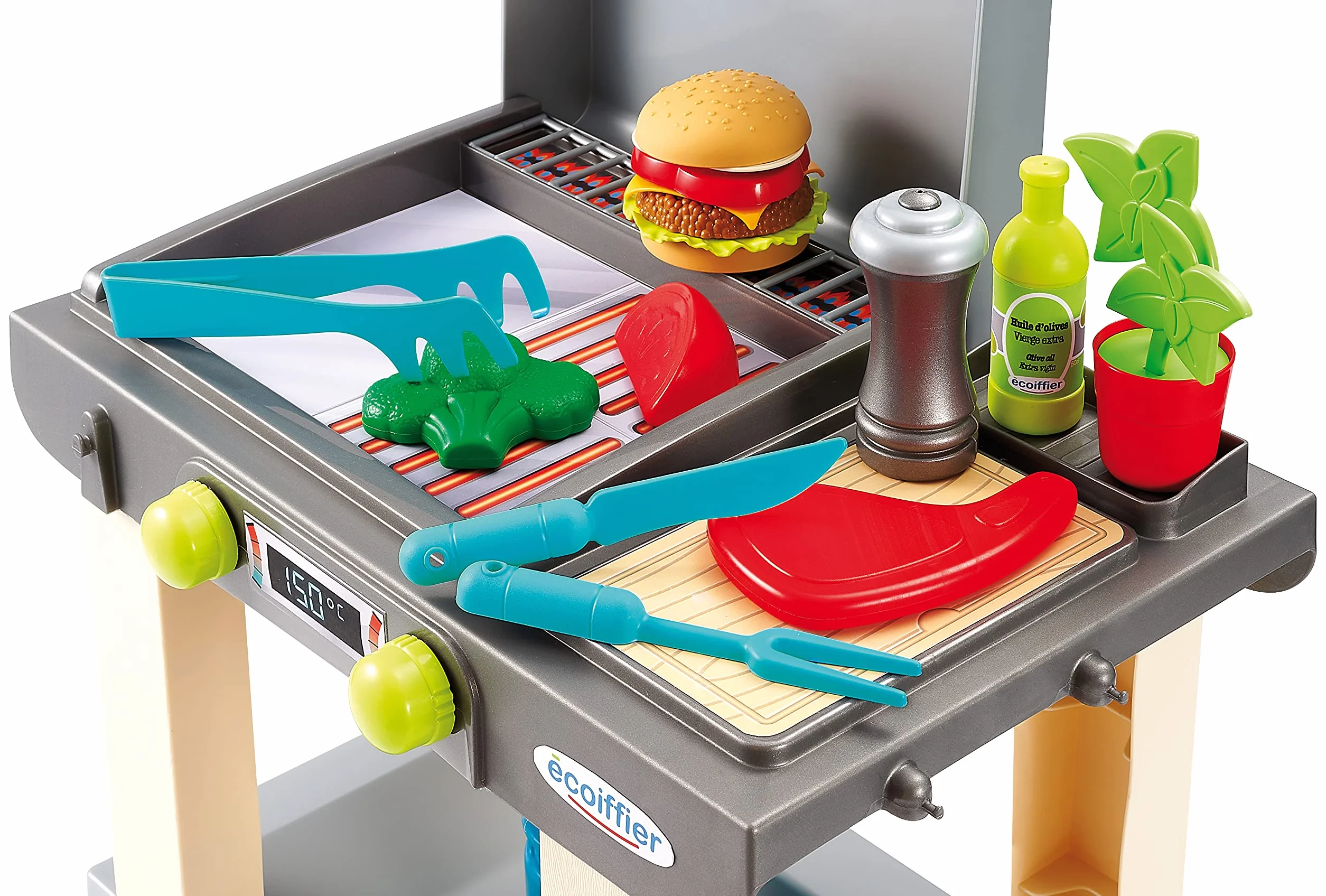 Ecoiffier La Plancha Jouets de Jardin pour Enfants 12 Accessoires Jeu d'Imitation Plein Air