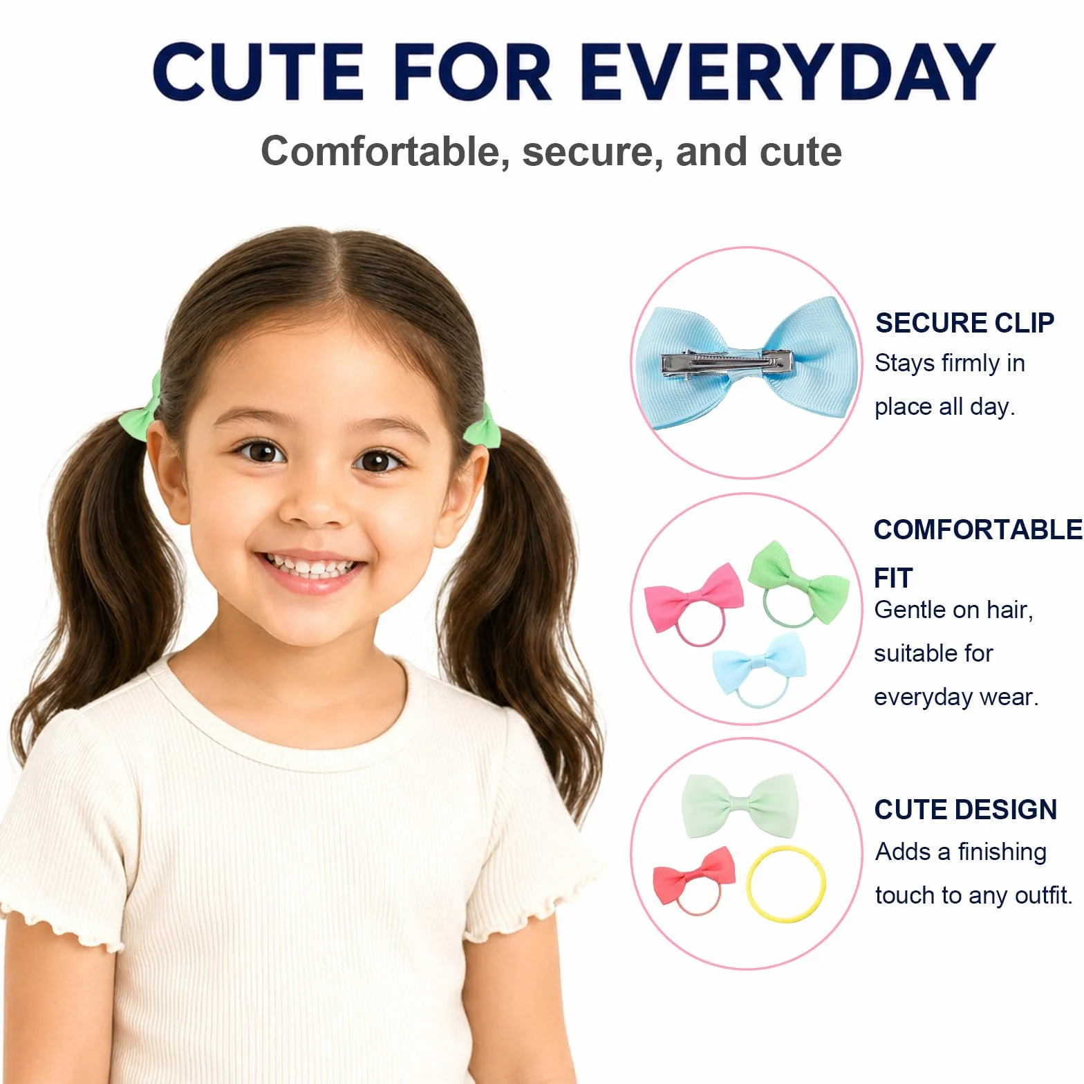 78 Pièces Barrettes Cheveux Fille Chouchou Bébé, Élastiques Cheveux, Mini Pinces pour Bébé
