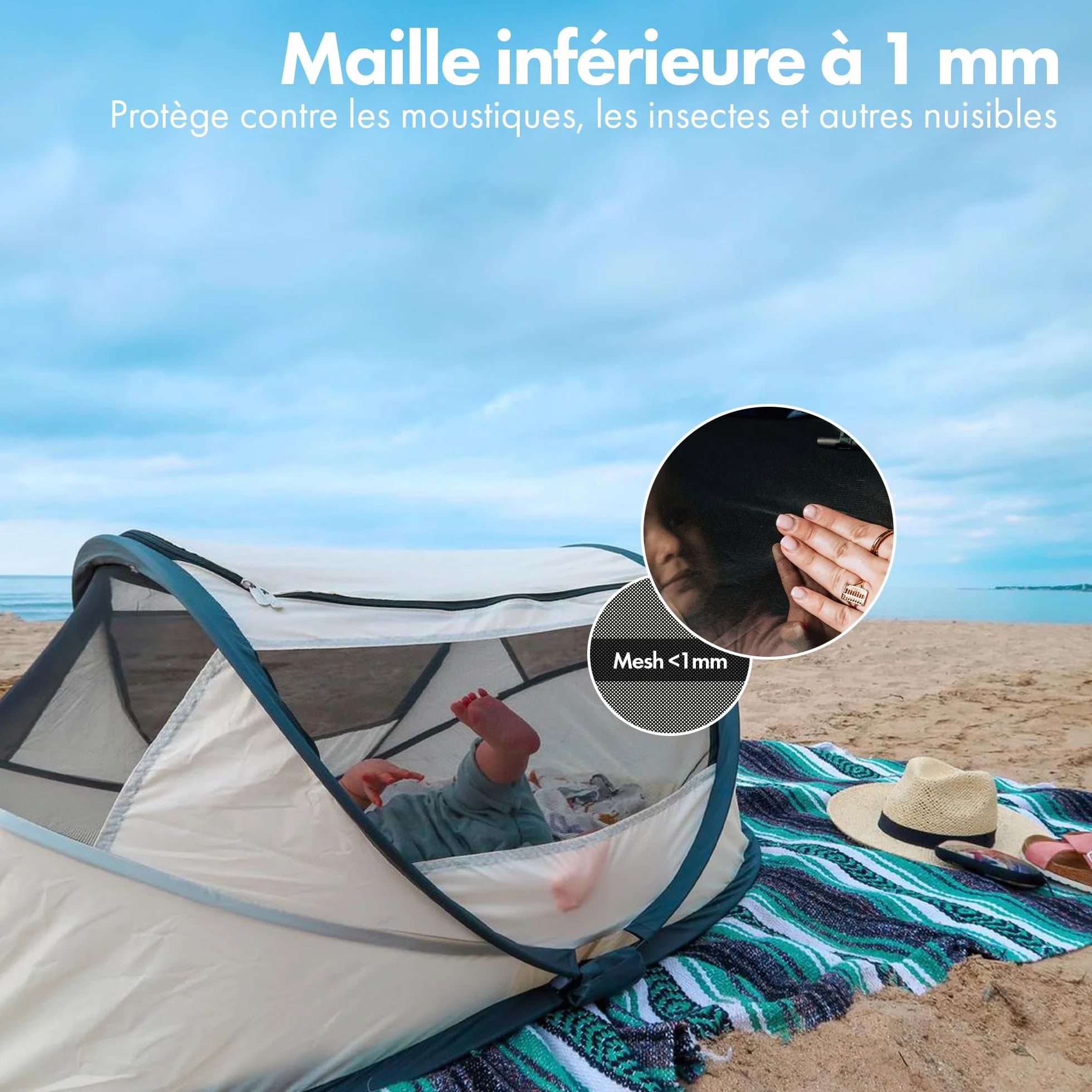 Deryan Babybox Lit de Voyage Crème, 1 Pièce