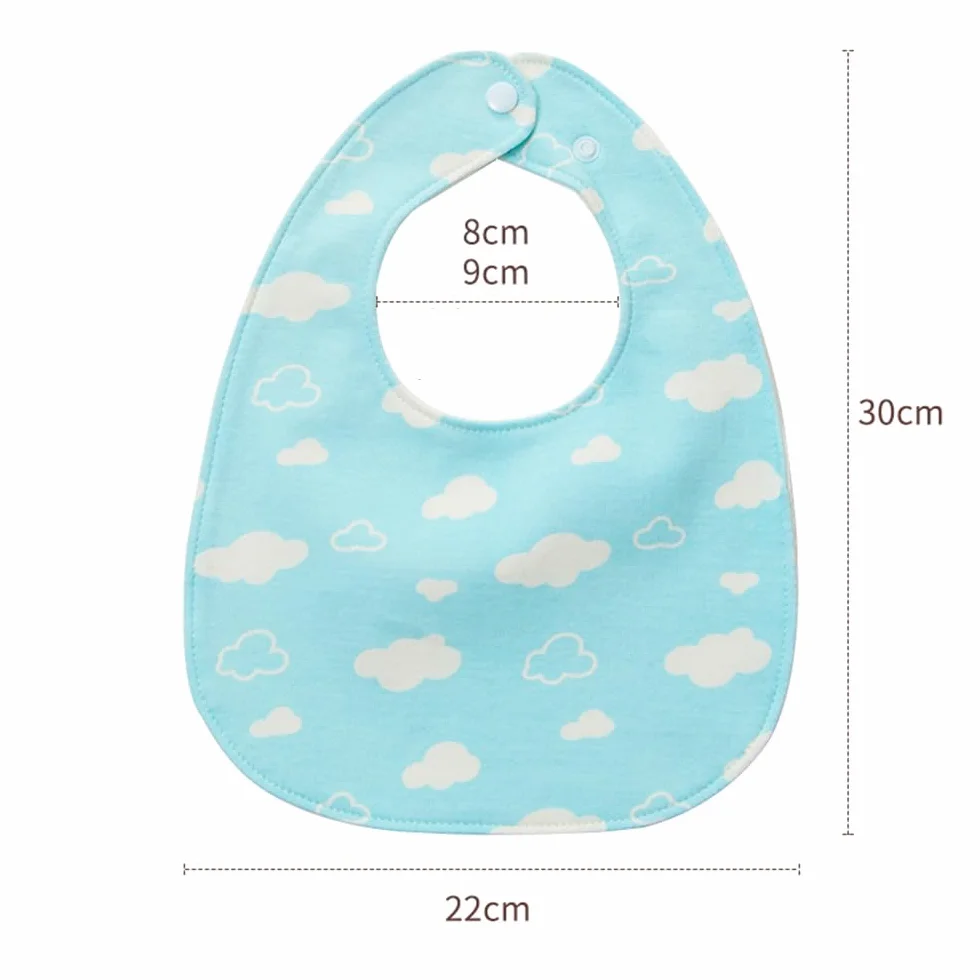 Bavoirs Bébé Imperméables Coton Doux Absorbant 0-36 Mois Naissance