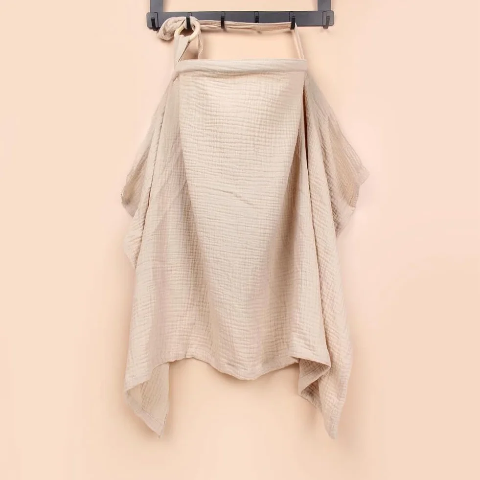 Surakey Couverture Allaitement Bébé en Coton Tablier Mousseline Echarpe Maternité