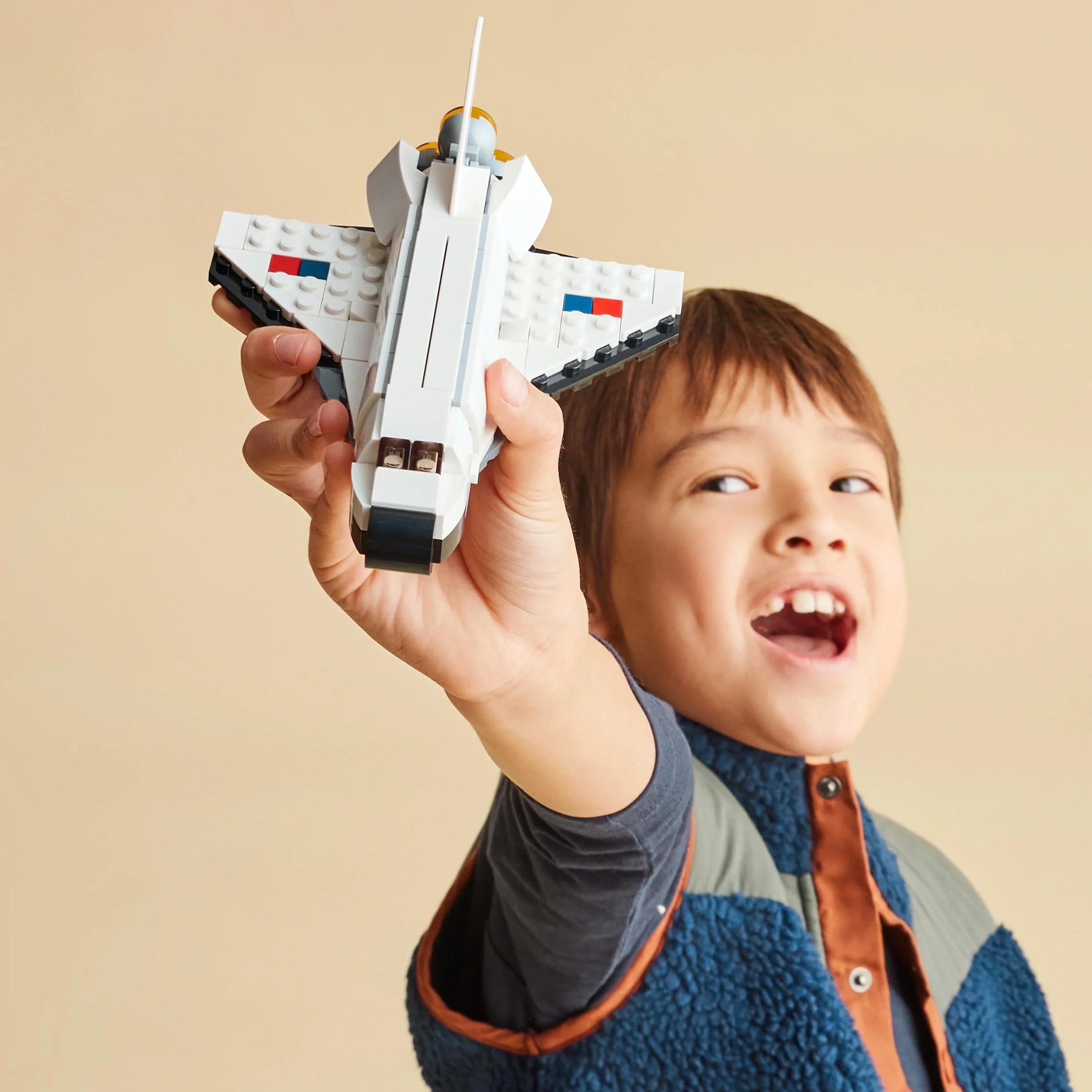LEGO 31134 Creator 3-en-1 La Navette Spatiale, Jouet de Construction pour Enfants Dès 6 Ans