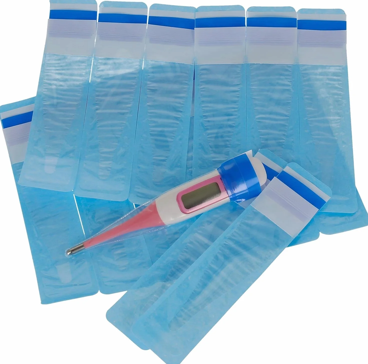 Lantelme 100 Couvres Couverture de Thermomètre médical pour Enfants avec Lubrifiant